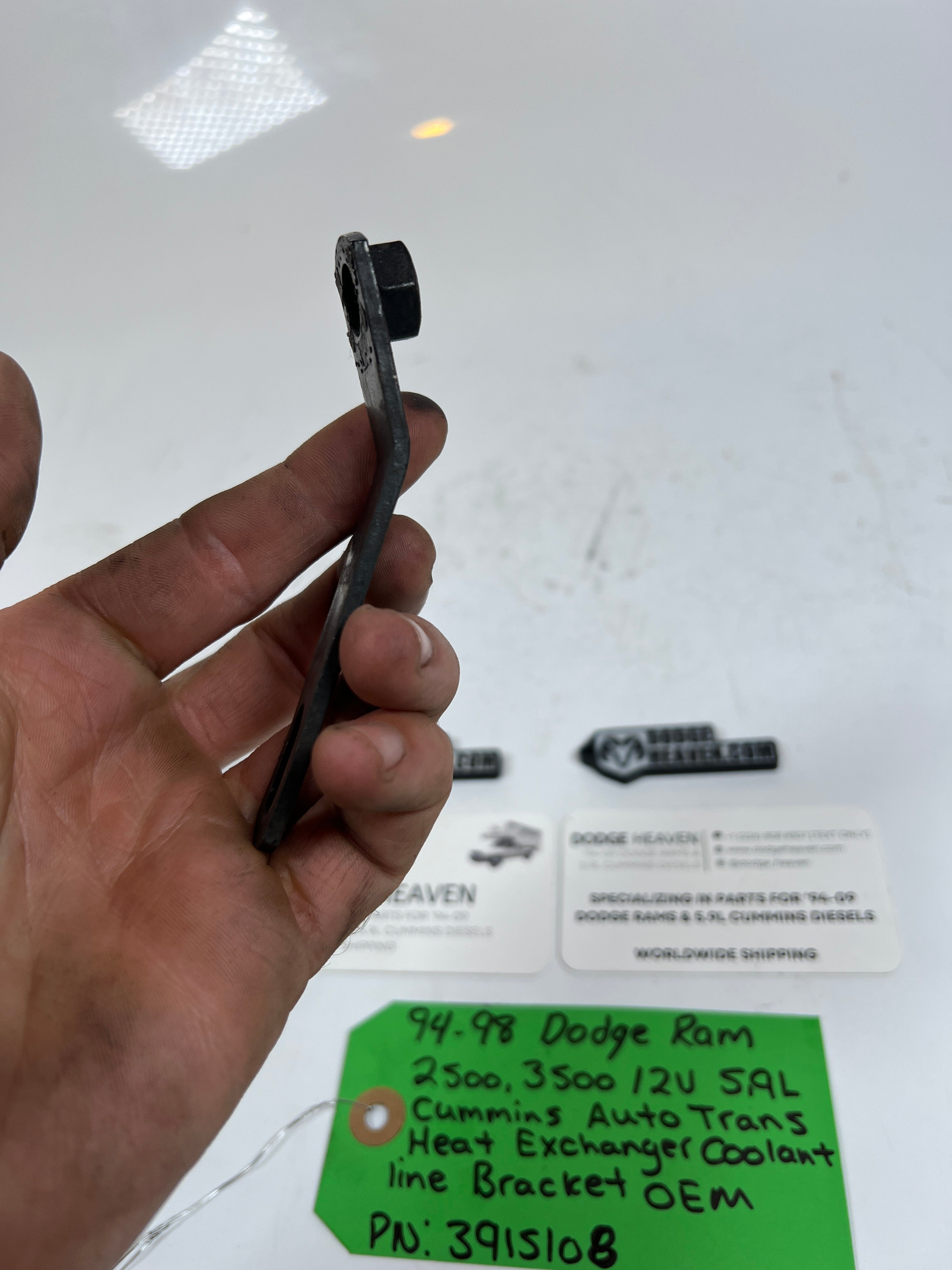 1994-1998 Dodge Ram 12V 5.9L Cummins Heat Exchanger Coolant Line Bracket