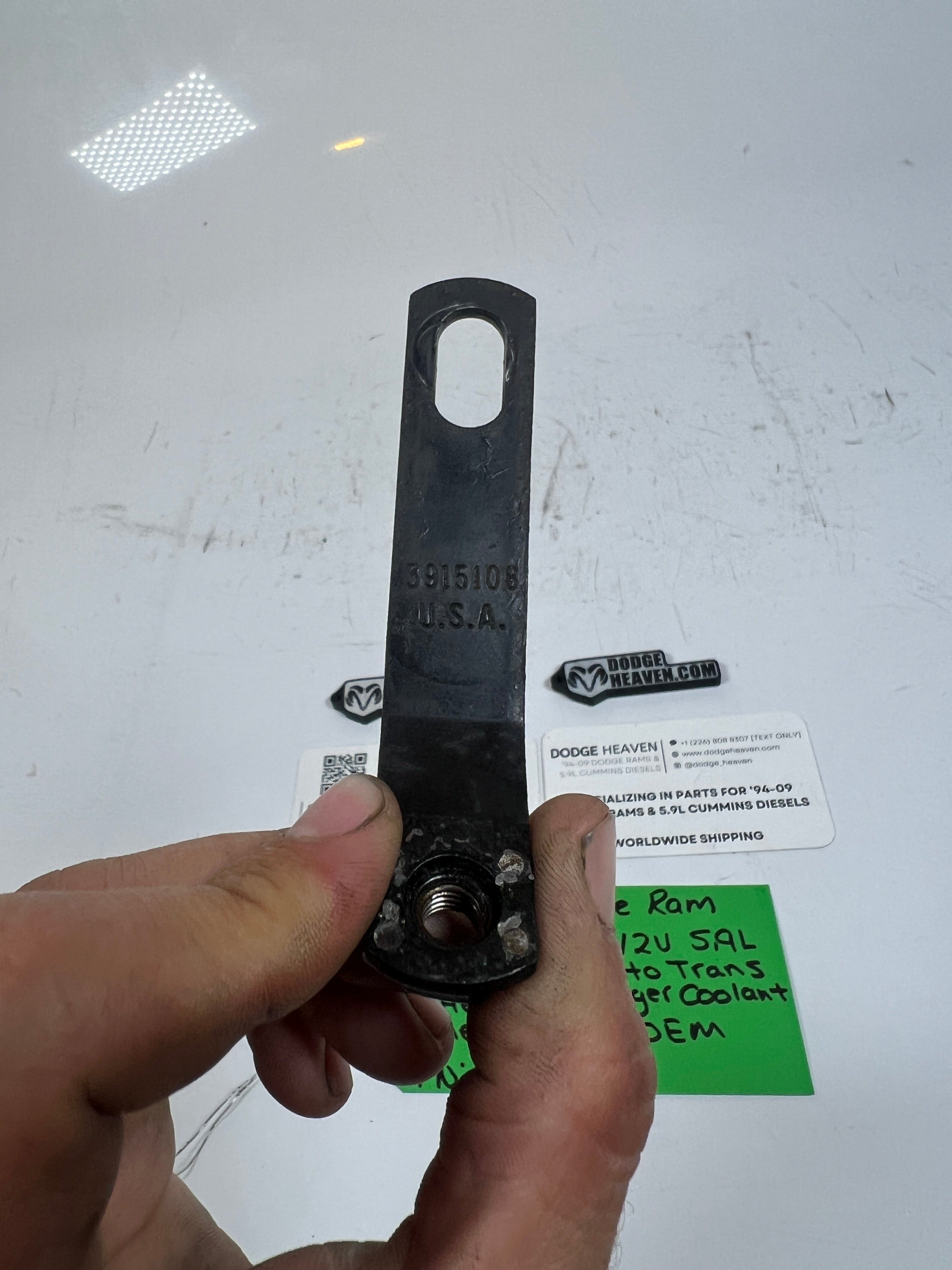 1994-1998 Dodge Ram 12V 5.9L Cummins Heat Exchanger Coolant Line Bracket
