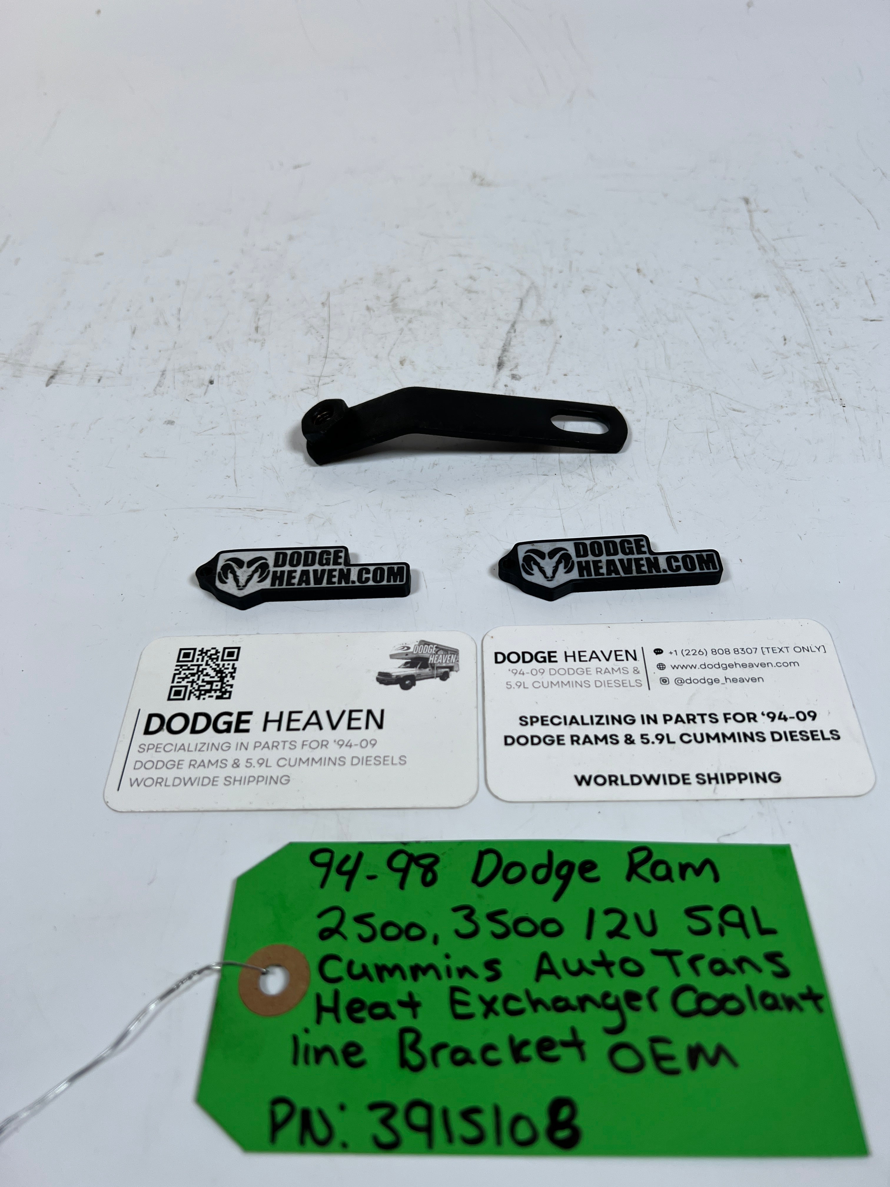 1994-1998 Dodge Ram 12V 5.9L Cummins Heat Exchanger Coolant Line Bracket