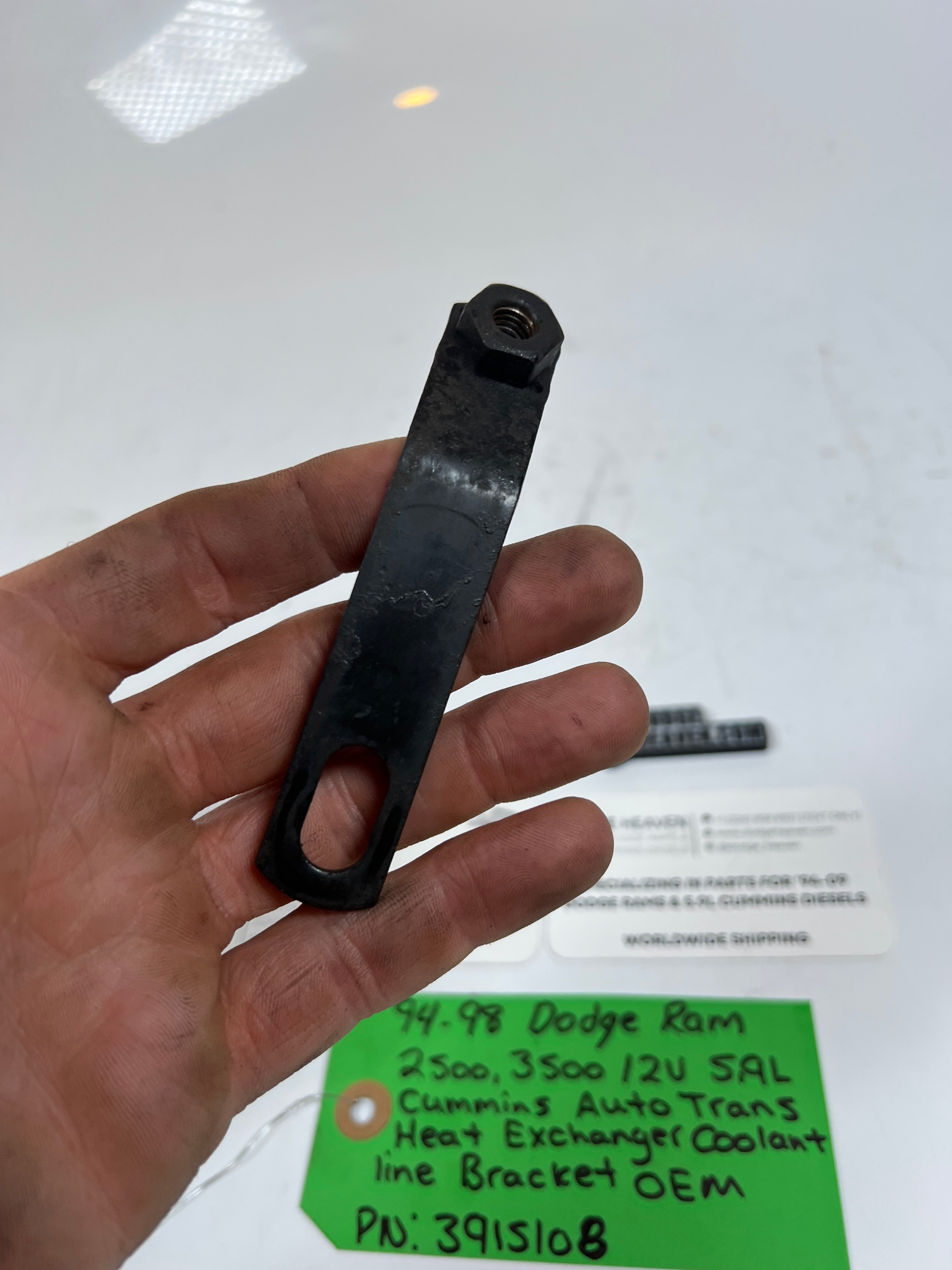 1994-1998 Dodge Ram 12V 5.9L Cummins Heat Exchanger Coolant Line Bracket
