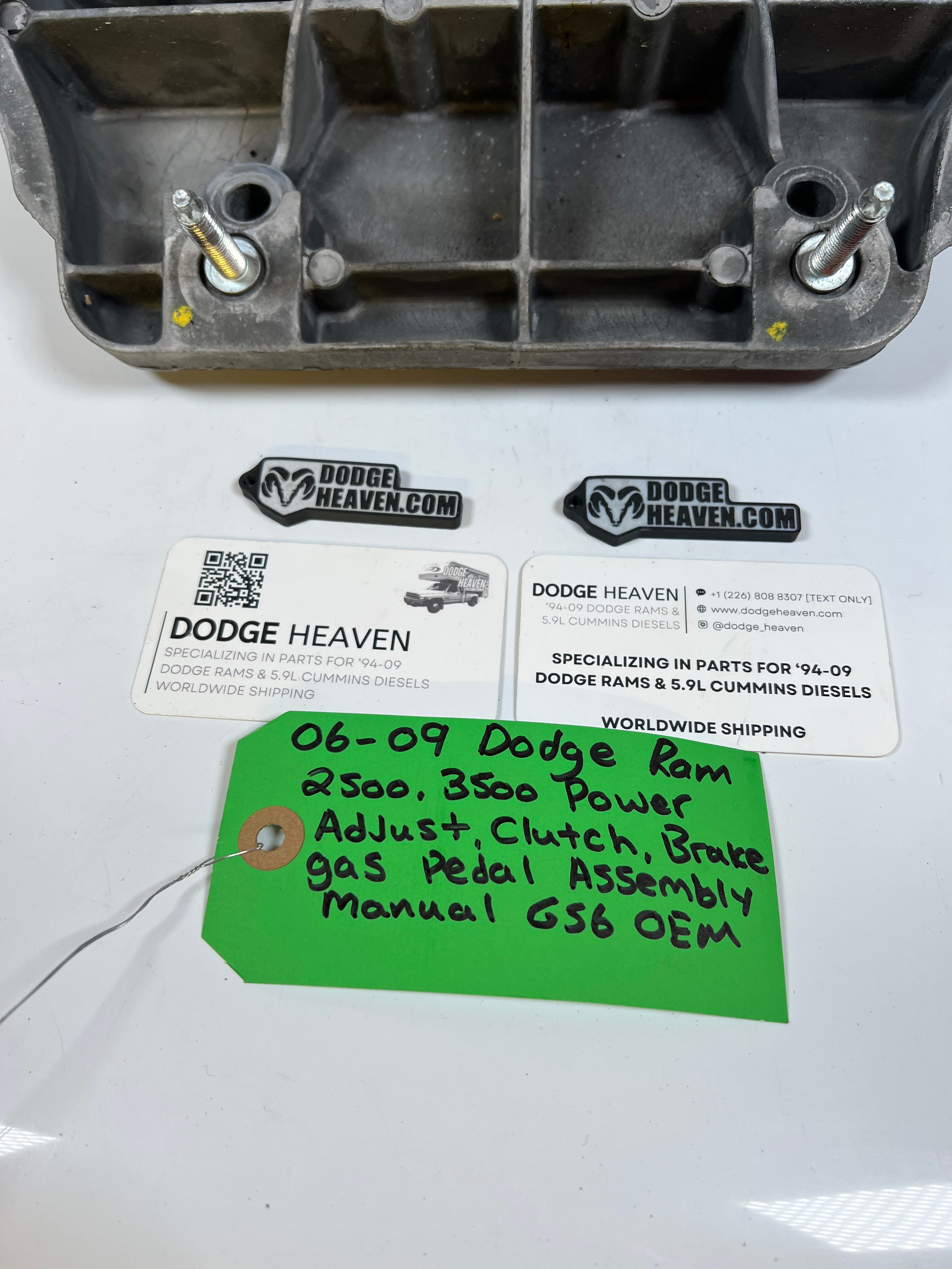 2006-2009 Dodge Ram 2500 3500 Power Adjustable Clutch Gas Brake Pedal Assembly