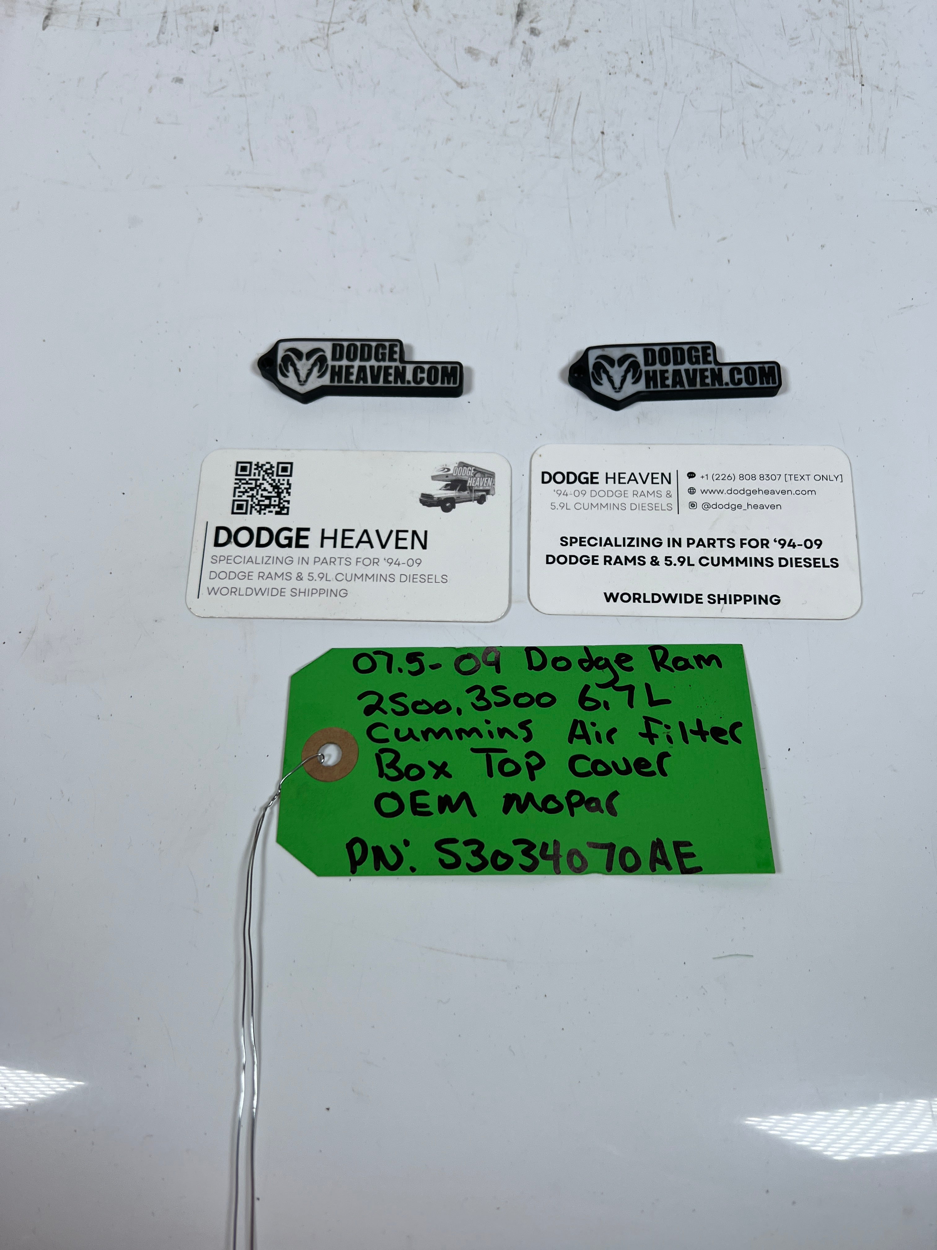 2007.5-2009 Dodge Ram 6.7l Cummins Air filter Box Top Cover