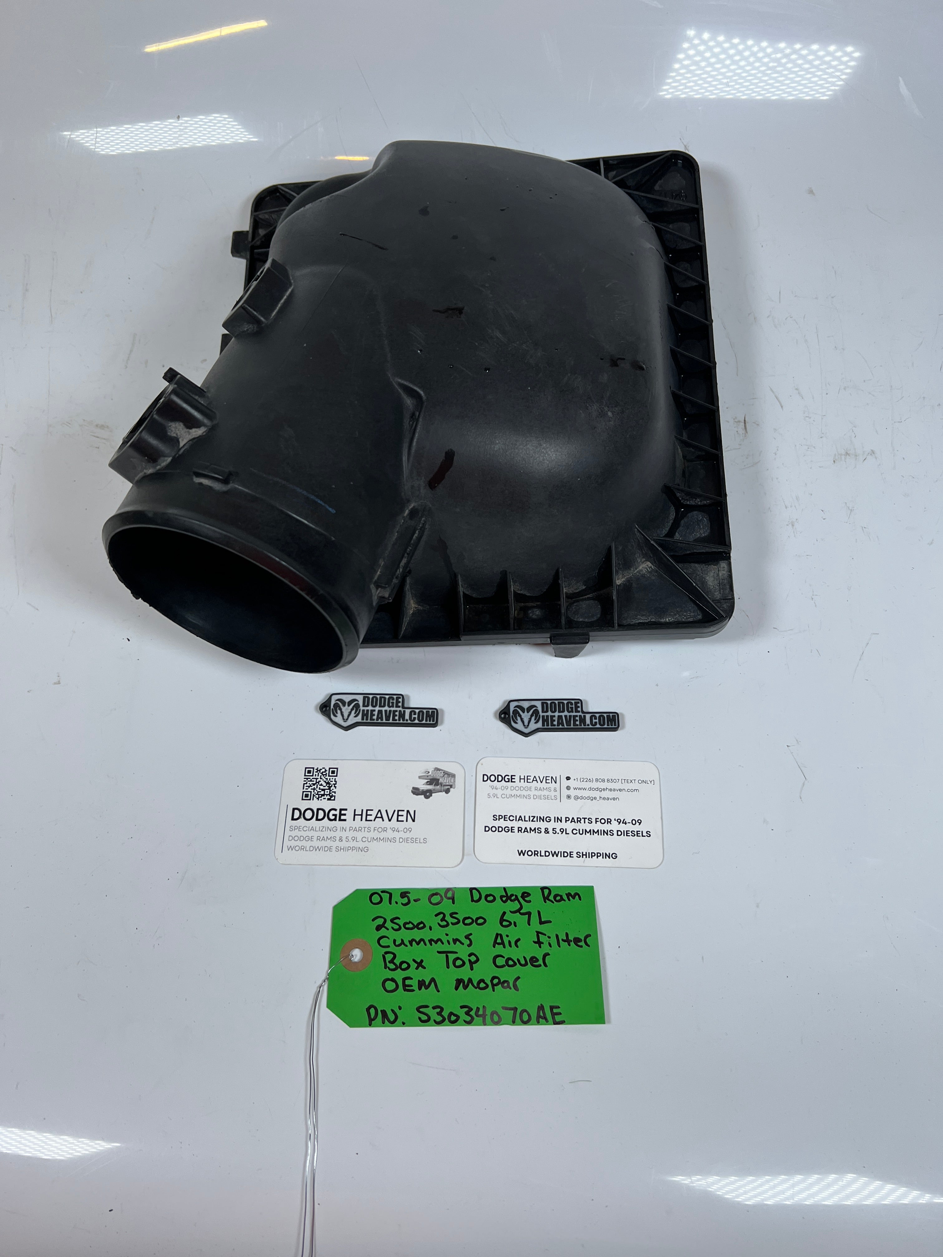 2007.5-2009 Dodge Ram 6.7l Cummins Air filter Box Top Cover