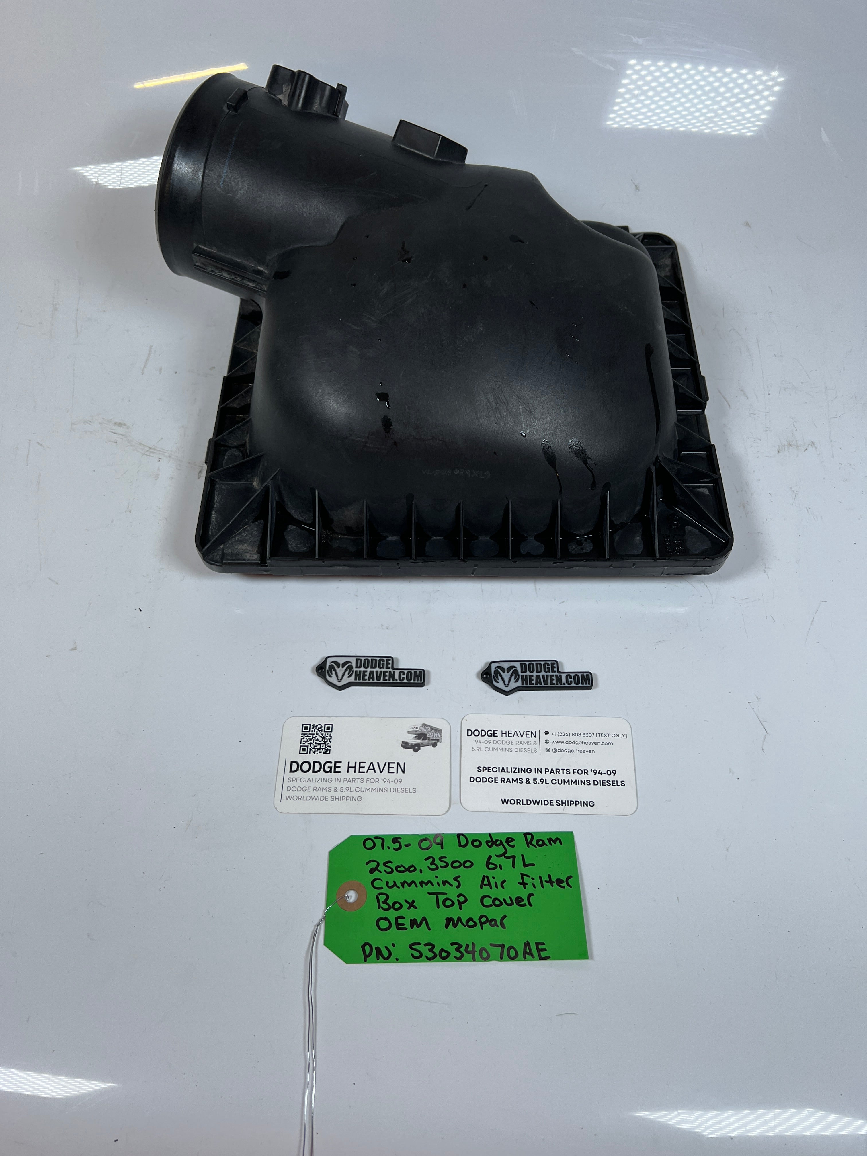 2007.5-2009 Dodge Ram 6.7l Cummins Air filter Box Top Cover