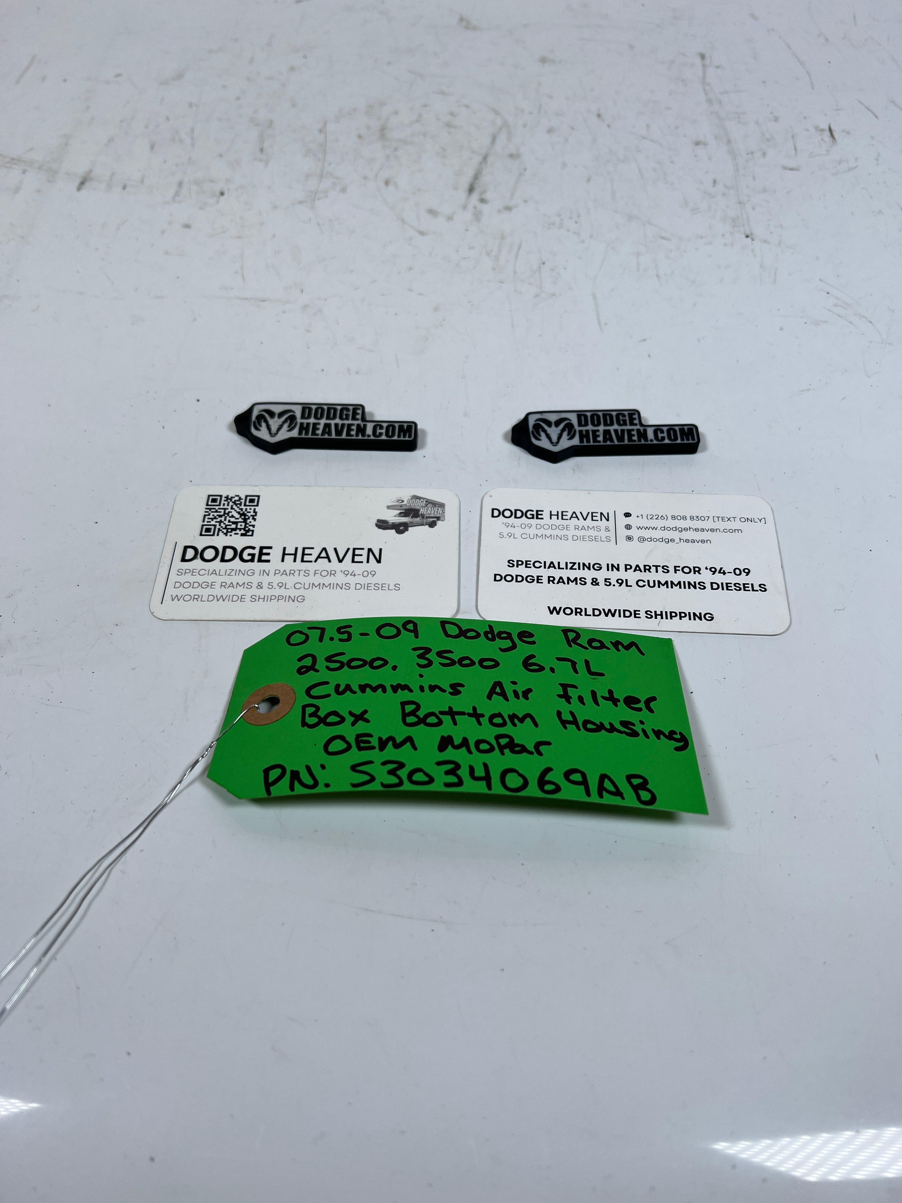 2007.5-2009 Dodge Ram 6.7L Cummins Air Filter Box Bottom Housing