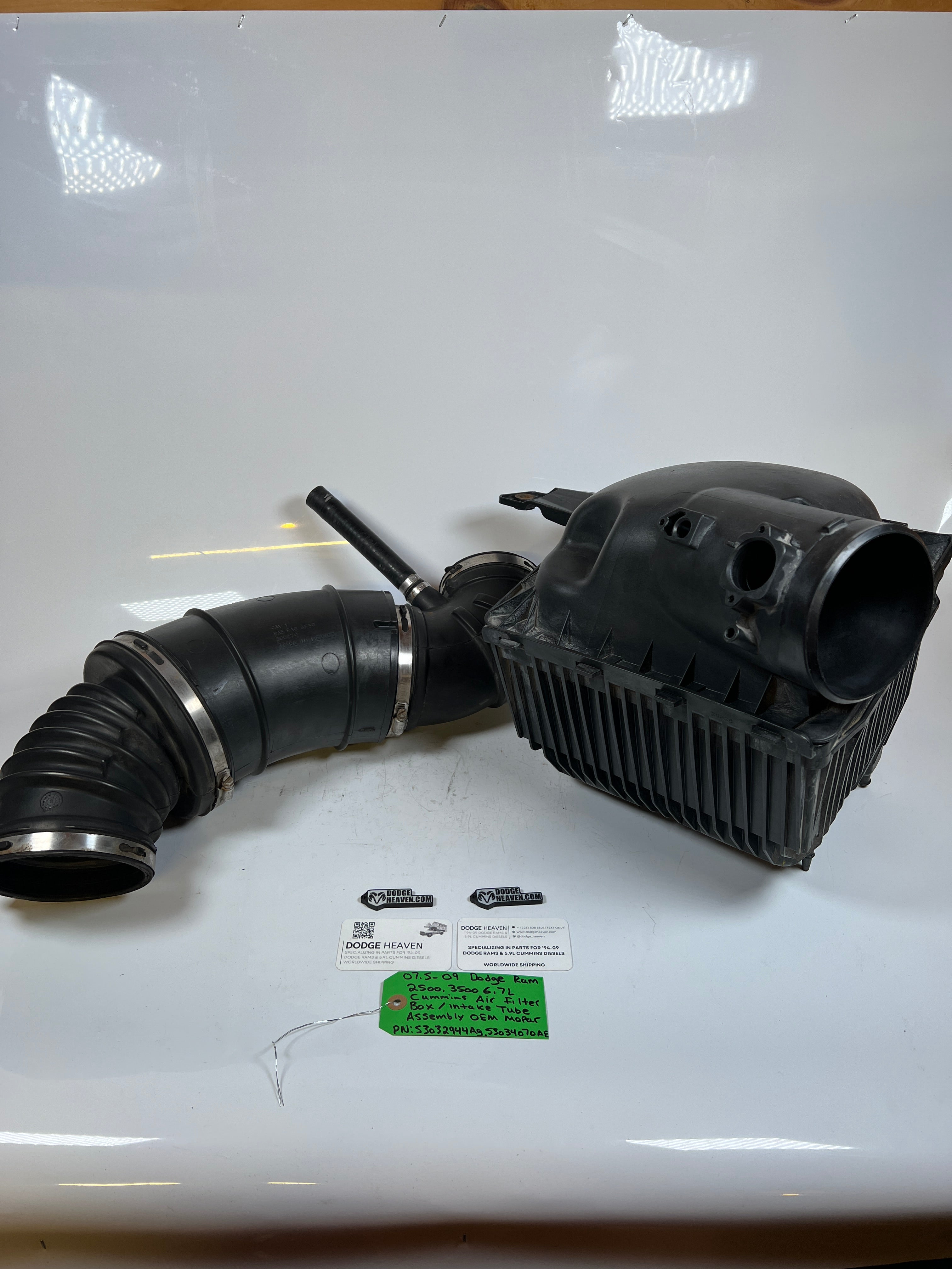 2007.5-2009 Dodge Ram 6.7L Cummins Air Filter box / Intake Tube Assembly