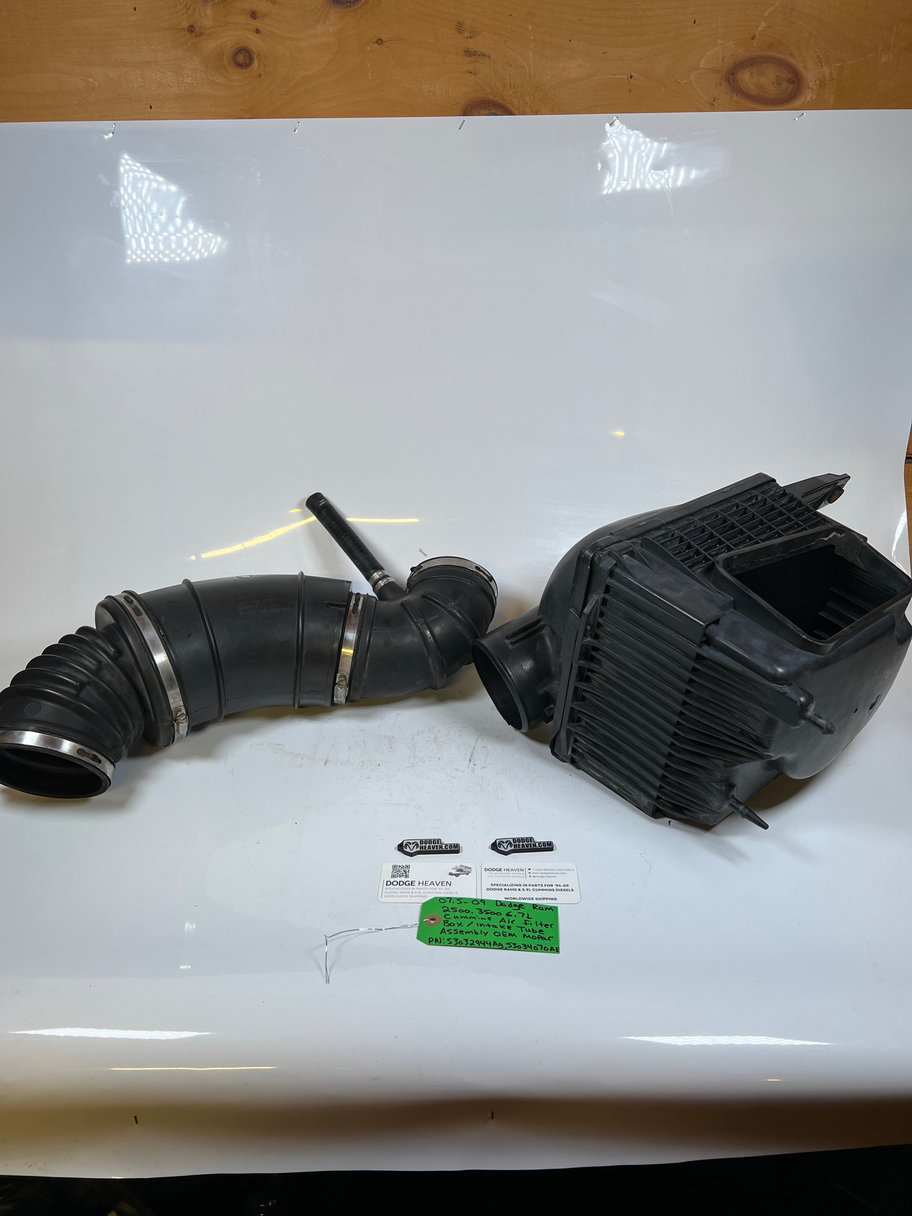 2007.5-2009 Dodge Ram 6.7L Cummins Air Filter box / Intake Tube Assembly