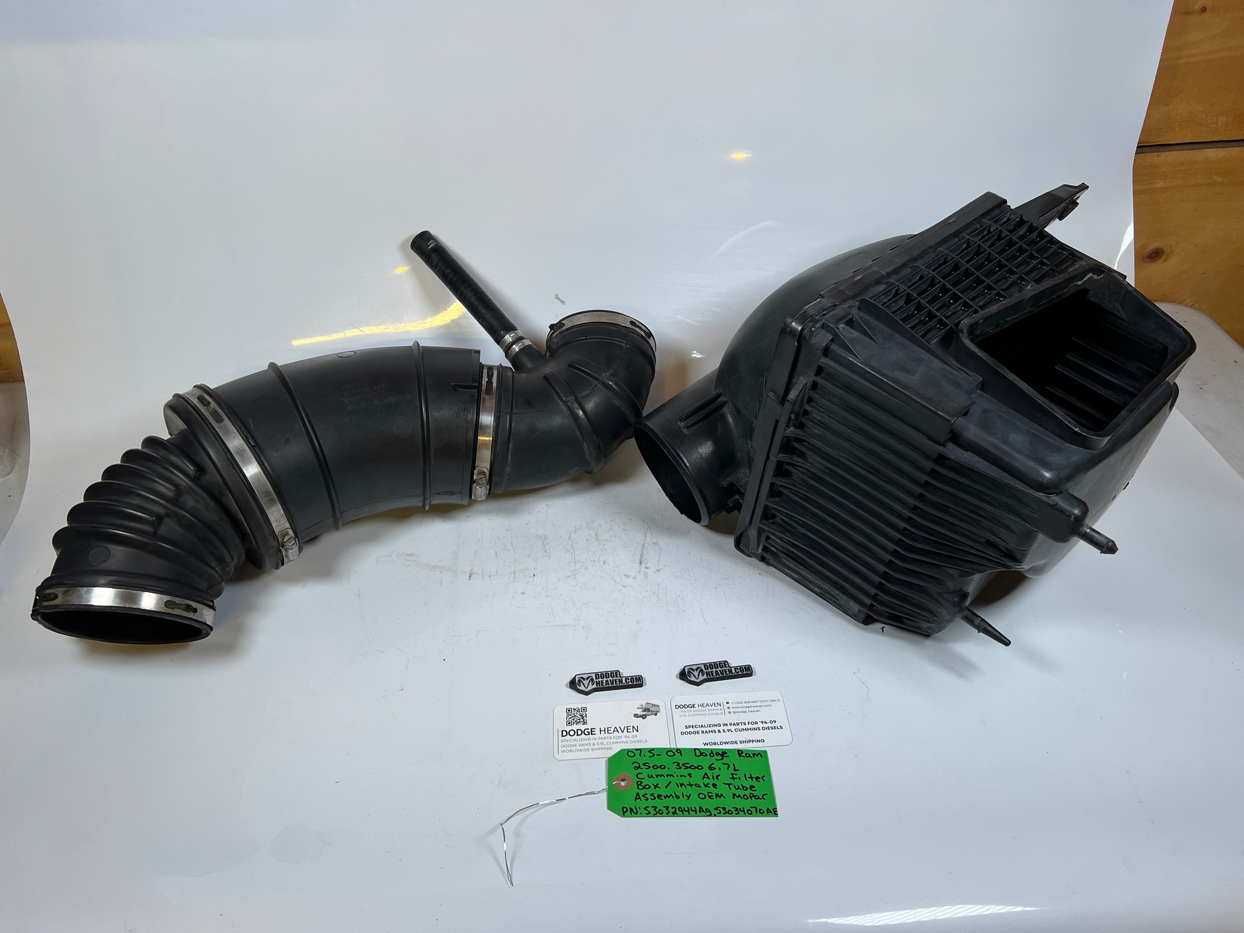 2007.5-2009 Dodge Ram 6.7L Cummins Air Filter box / Intake Tube Assembly