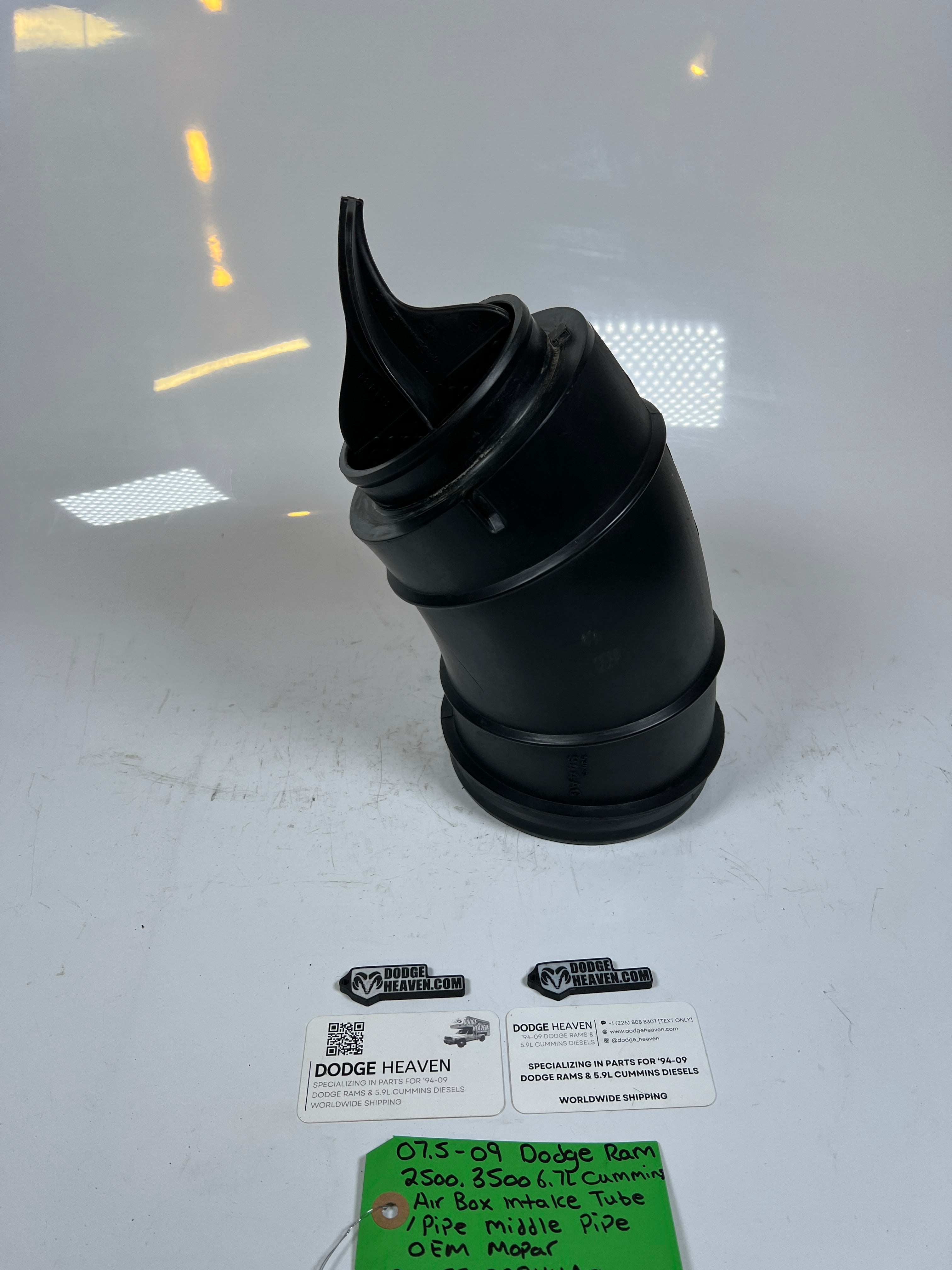 2007.5-2009 Dodge Ram 6.7L Cummins Air Box Intake Tube (Middle)