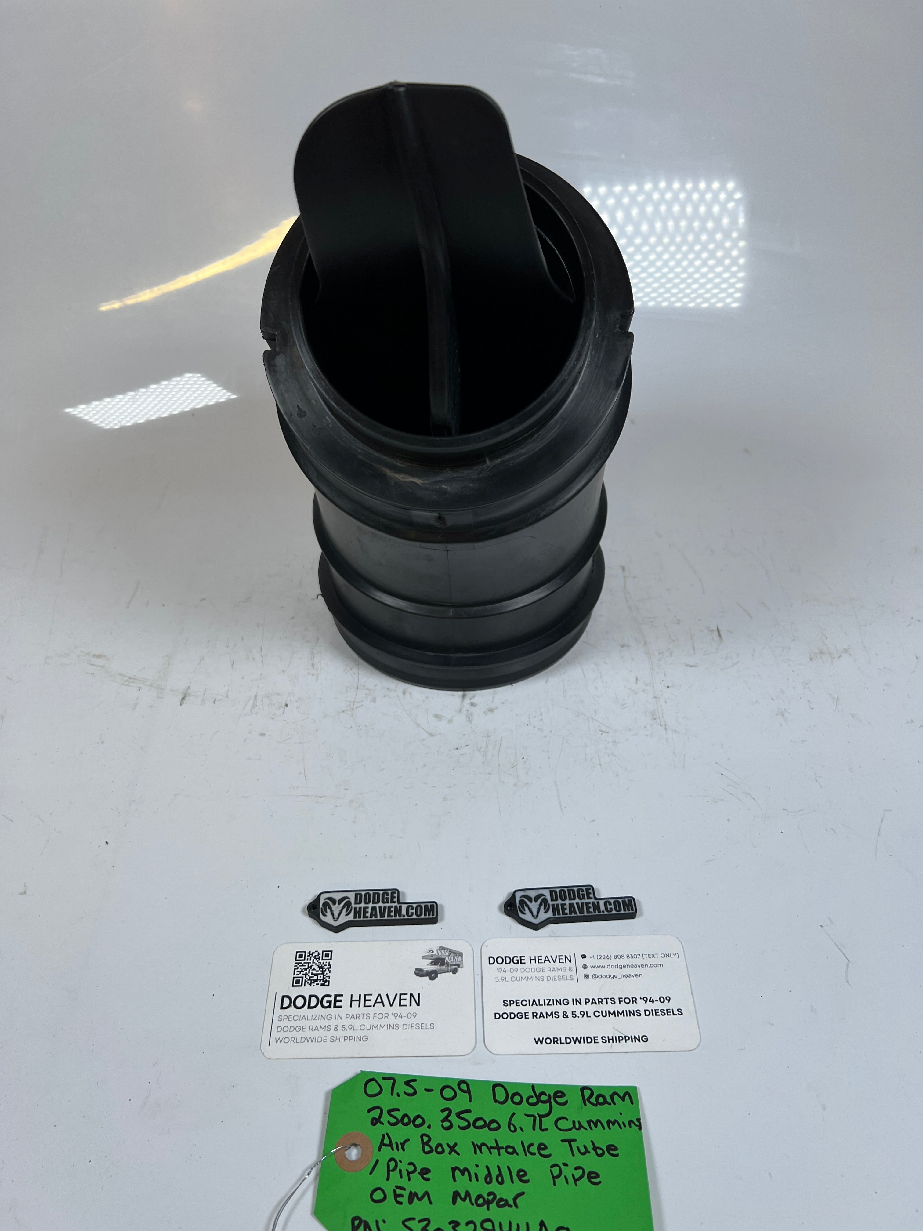 2007.5-2009 Dodge Ram 6.7L Cummins Air Box Intake Tube (Middle)