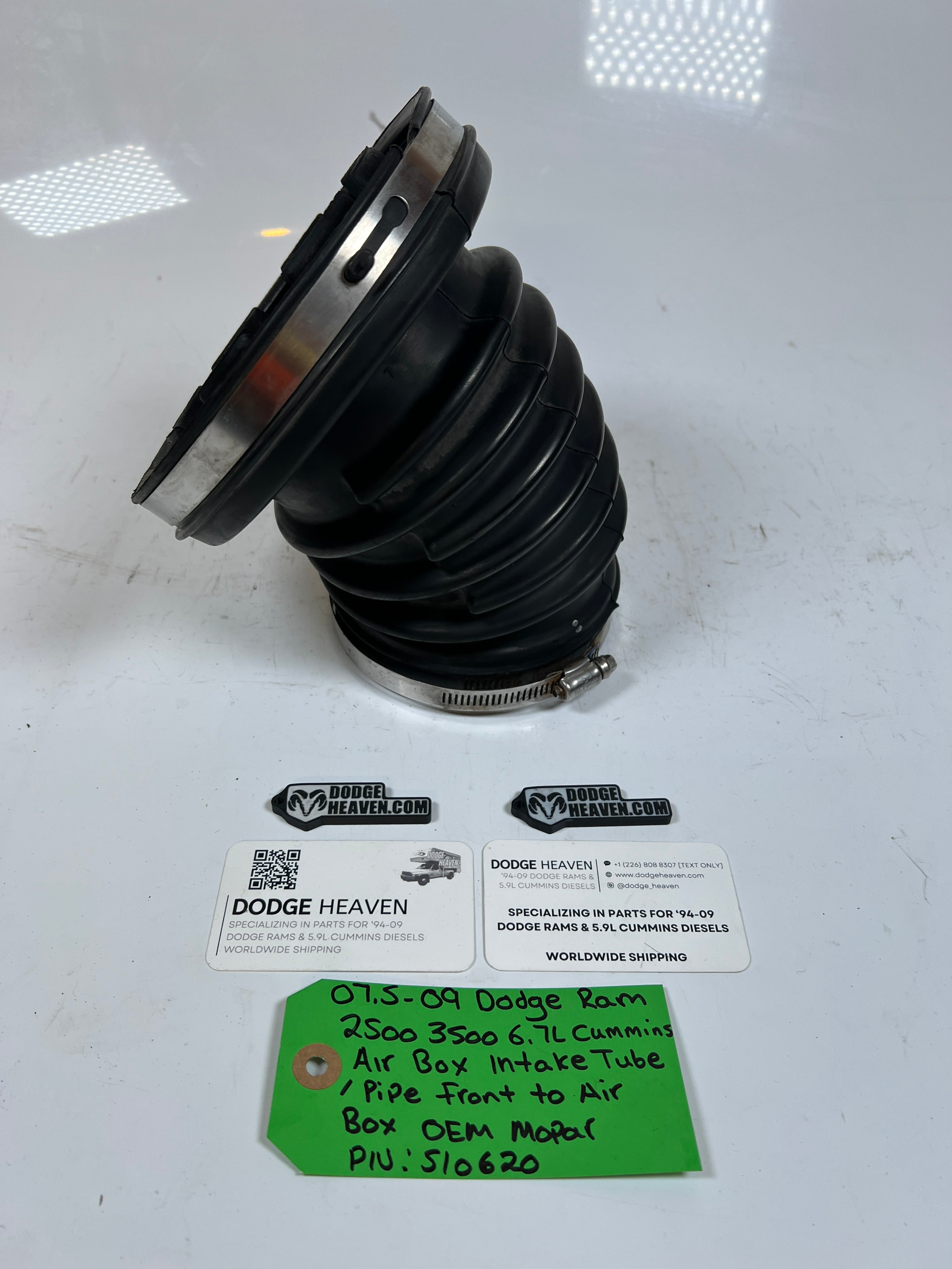 2007.5-2009 Dodge Ram 6.7L Cummins Air box Intake Tube (Front)