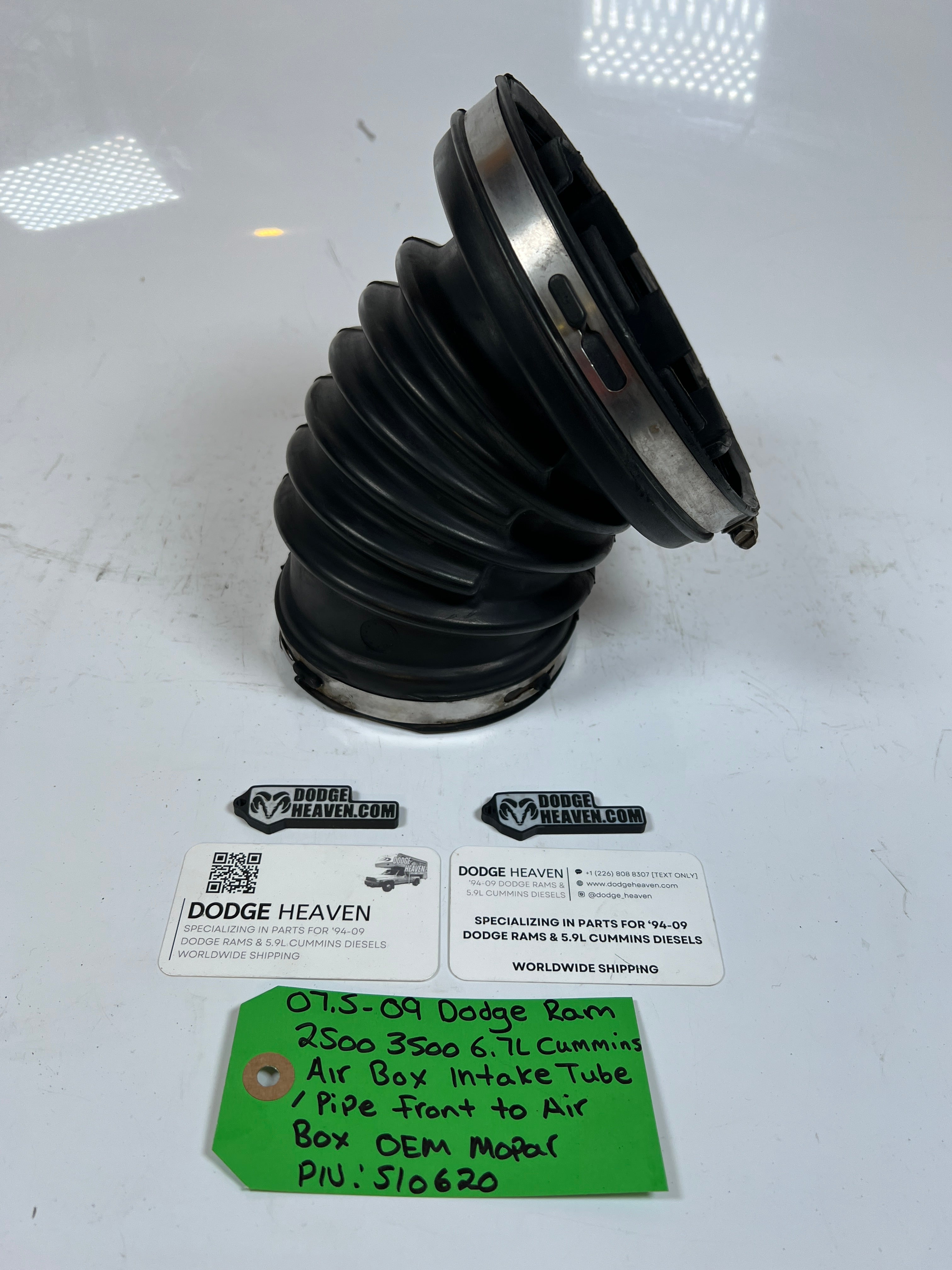2007.5-2009 Dodge Ram 6.7L Cummins Air box Intake Tube (Front)