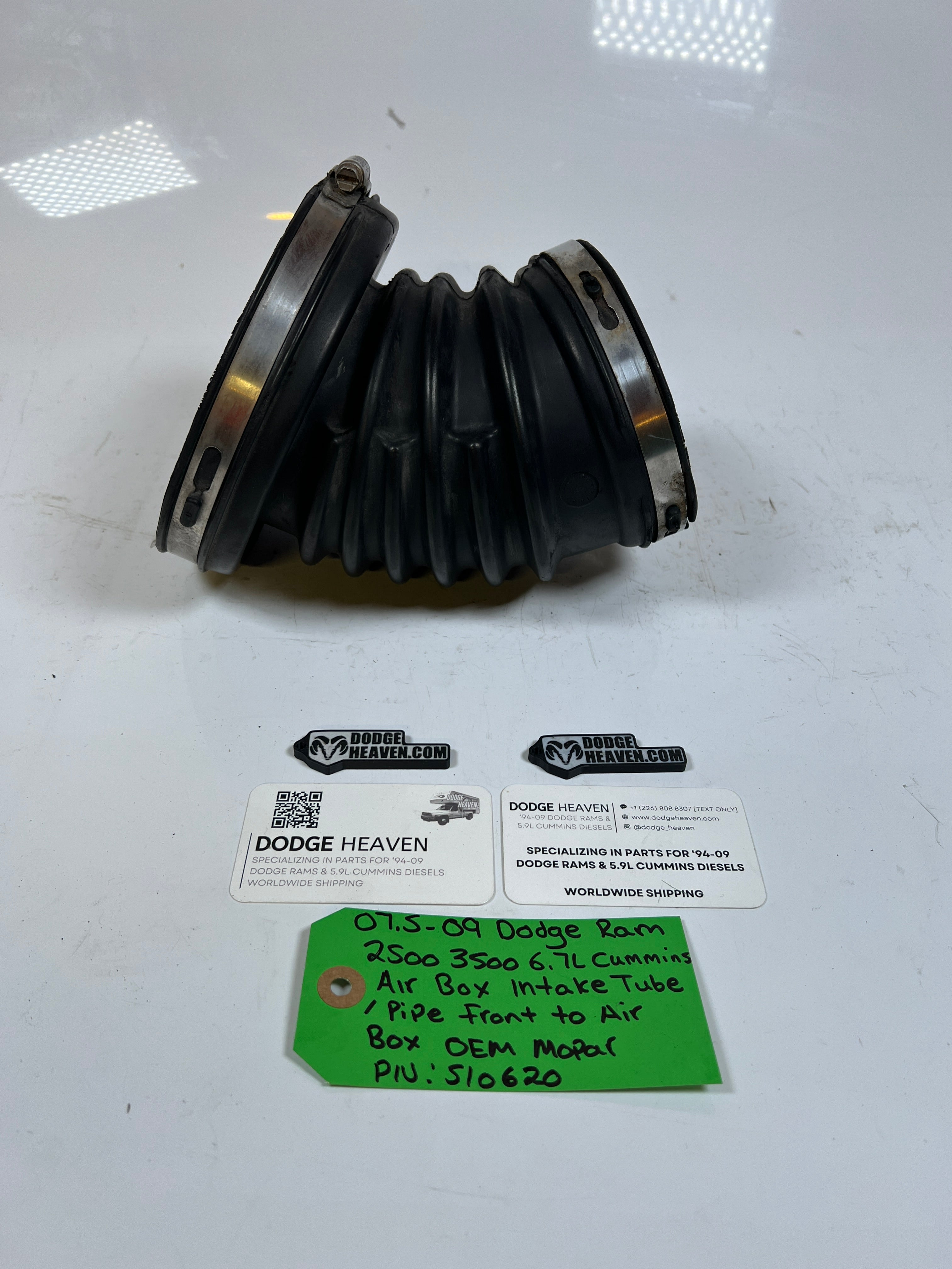 2007.5-2009 Dodge Ram 6.7L Cummins Air box Intake Tube (Front)