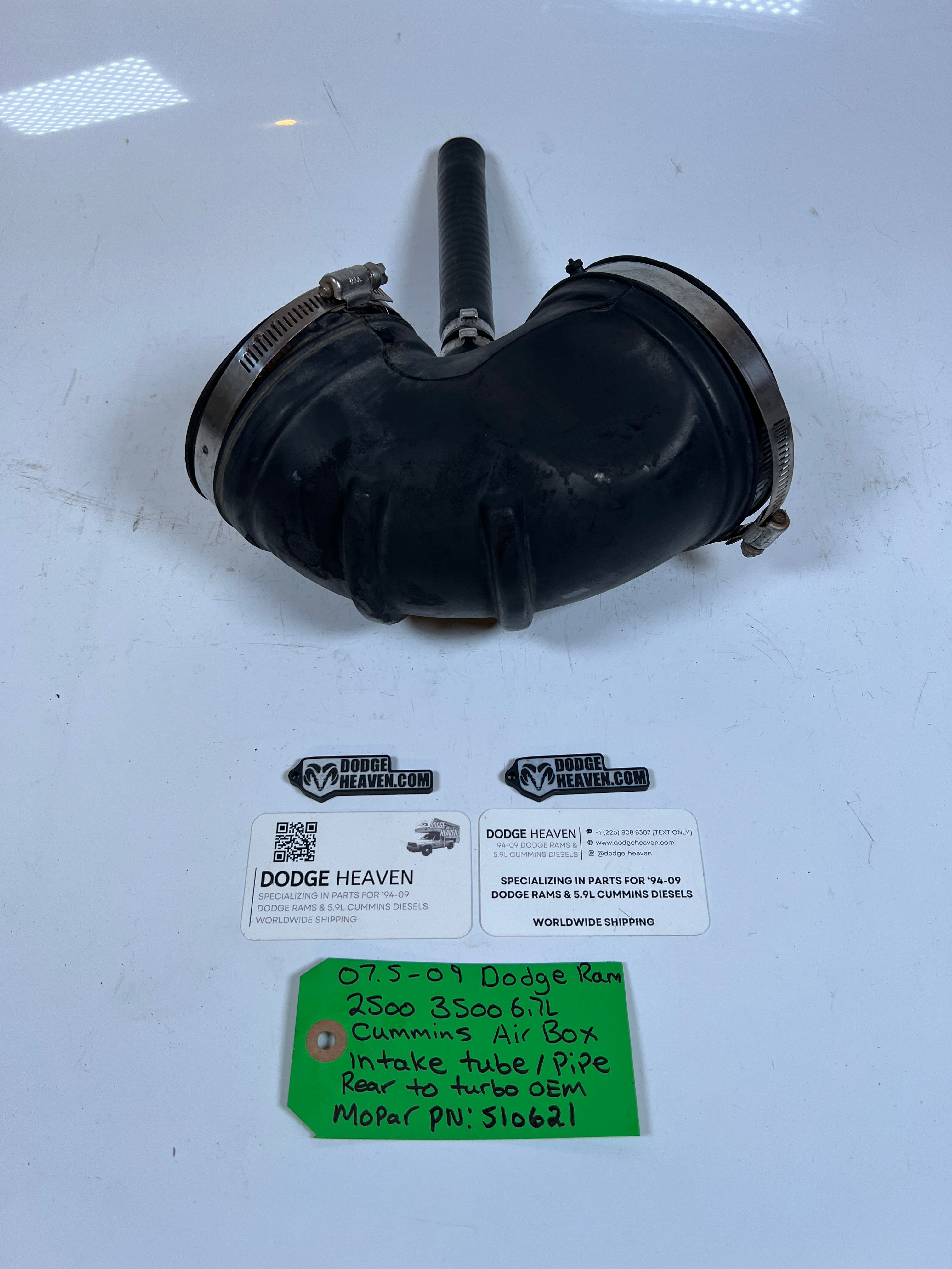 2007.5-2009 Dodge Ram 6.7L Cummins Air Box Intake Tube ( Rear To Turbo)