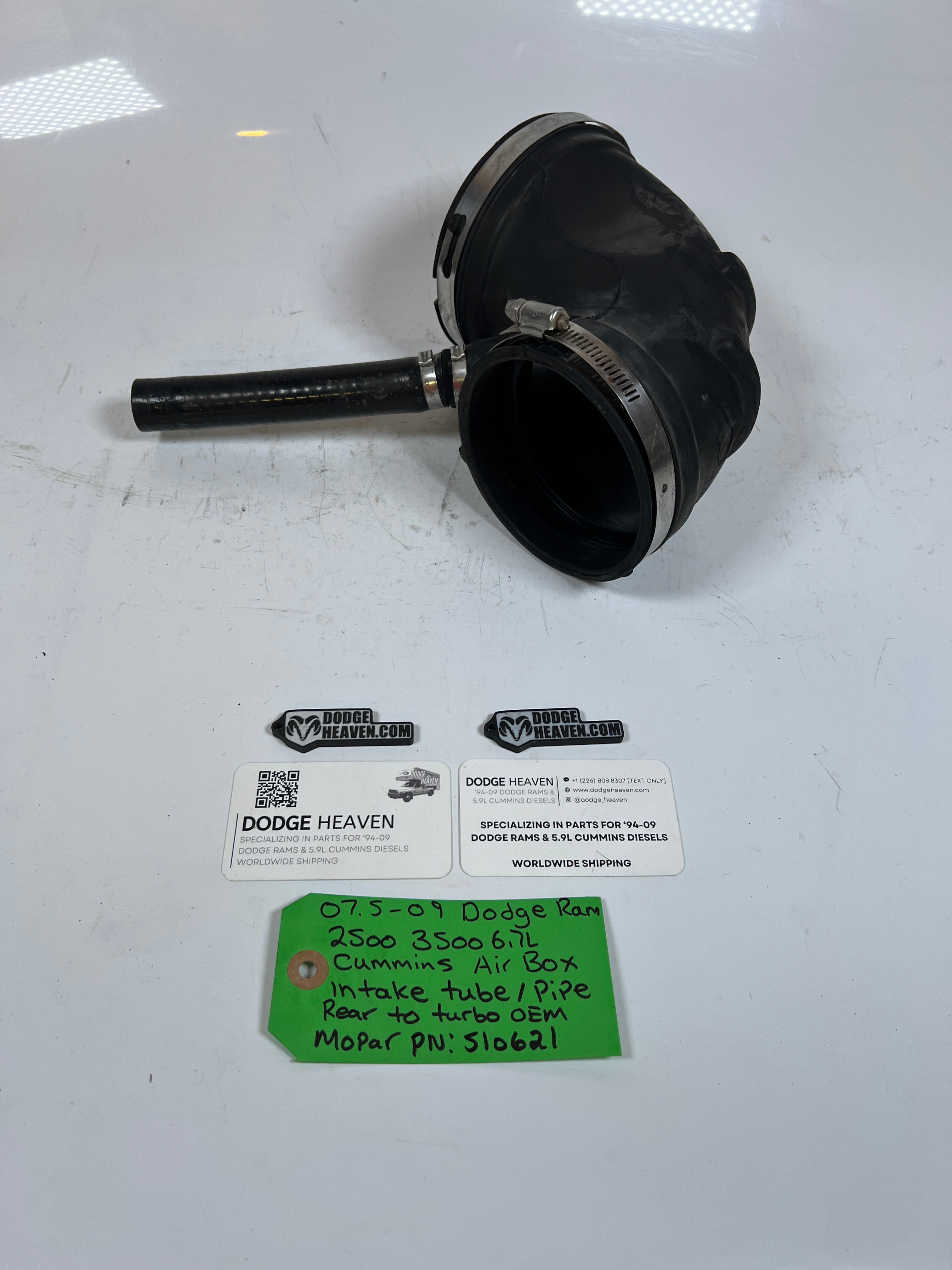 2007.5-2009 Dodge Ram 6.7L Cummins Air Box Intake Tube ( Rear To Turbo)