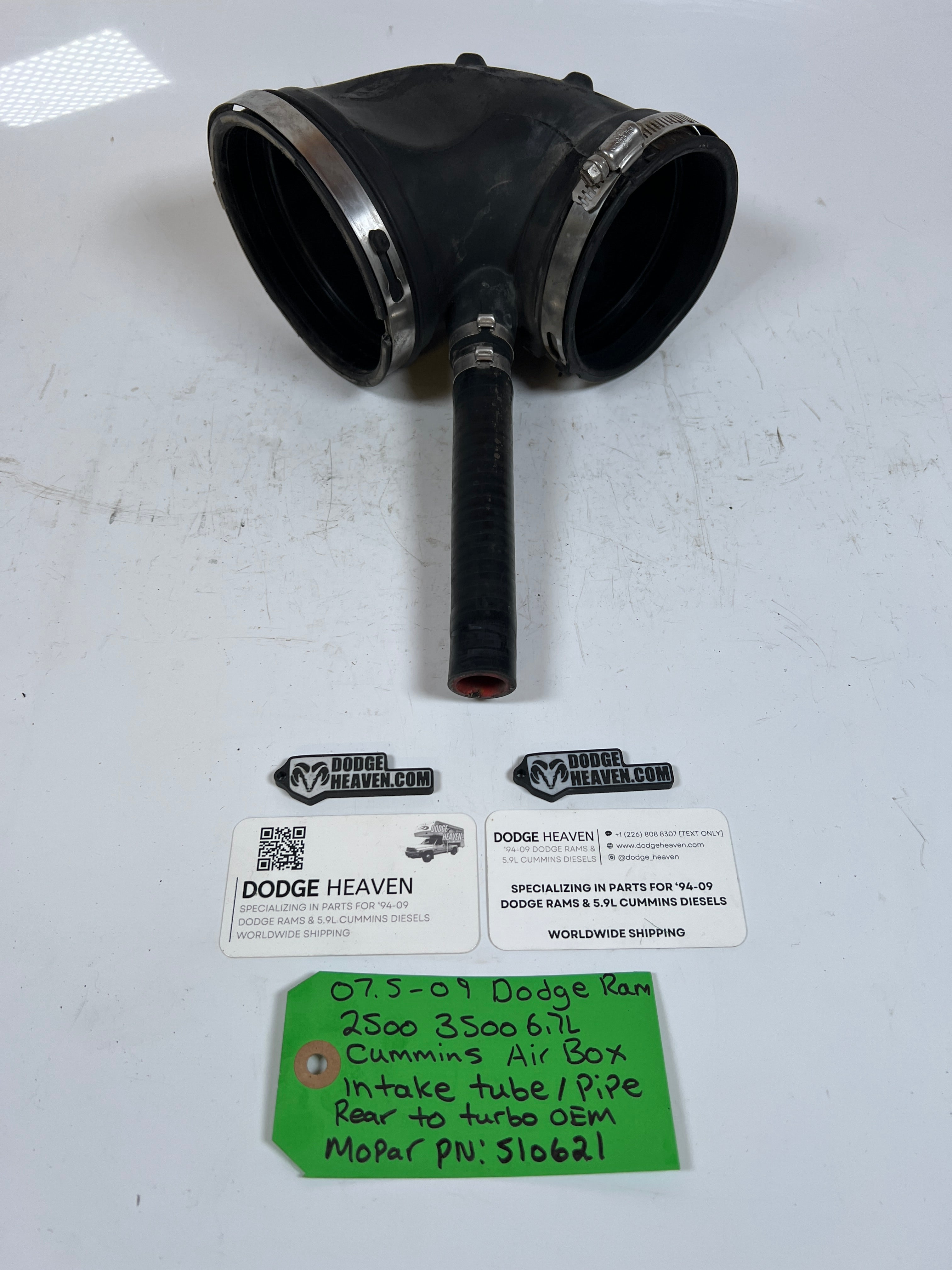 2007.5-2009 Dodge Ram 6.7L Cummins Air Box Intake Tube ( Rear To Turbo)