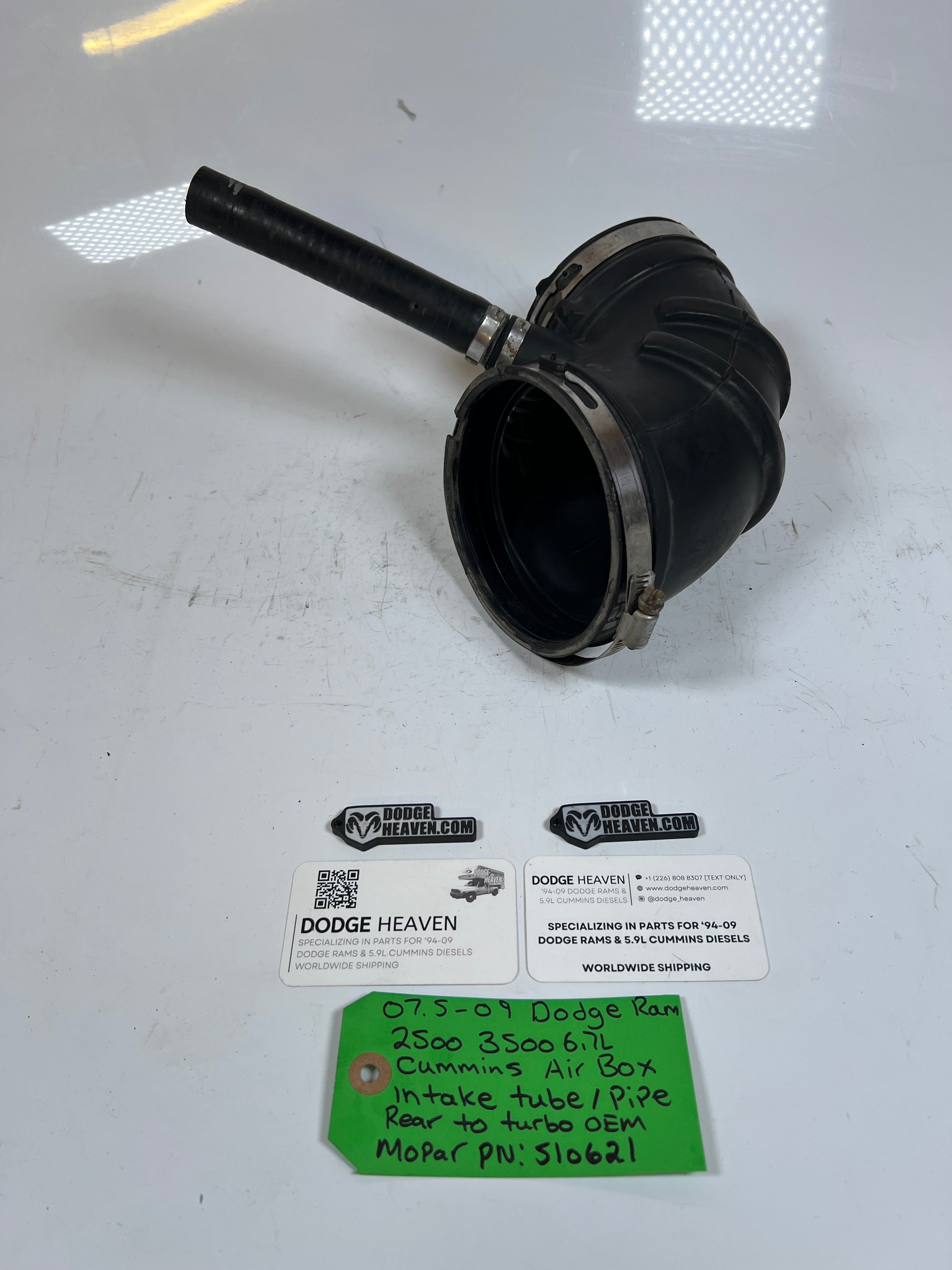 2007.5-2009 Dodge Ram 6.7L Cummins Air Box Intake Tube ( Rear To Turbo)