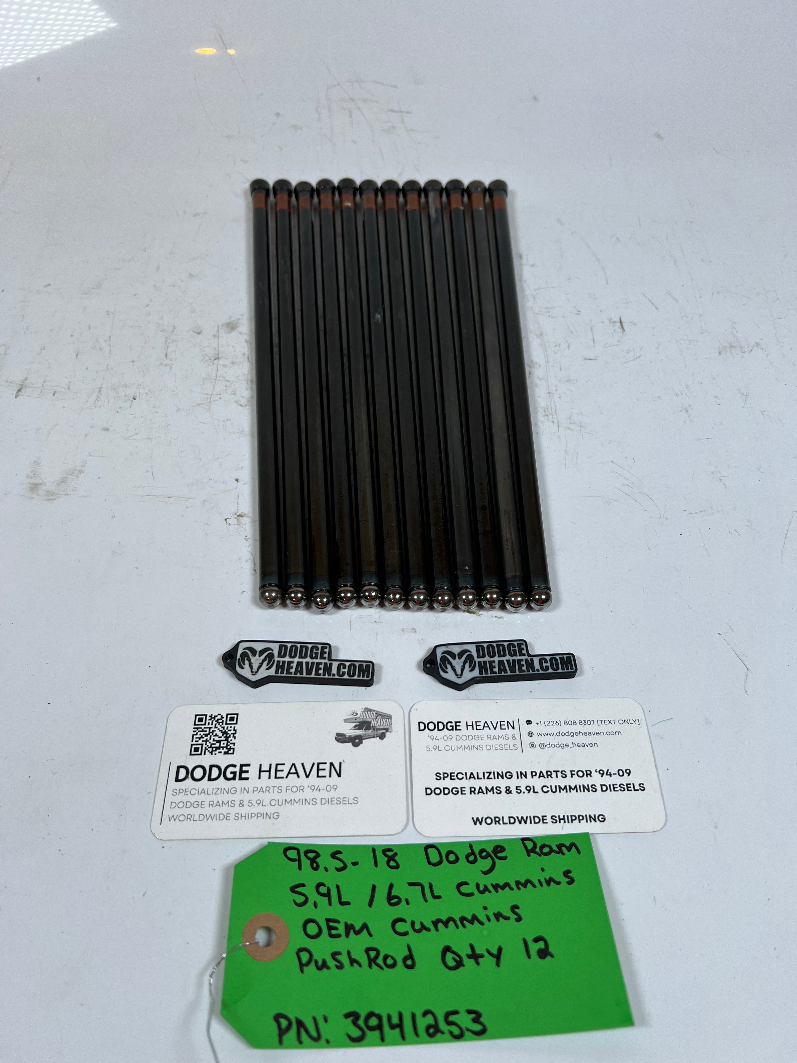 1998.5-2018 Dodge Ram 5.9L / 6.7L Cummins Push Rods Qty 12