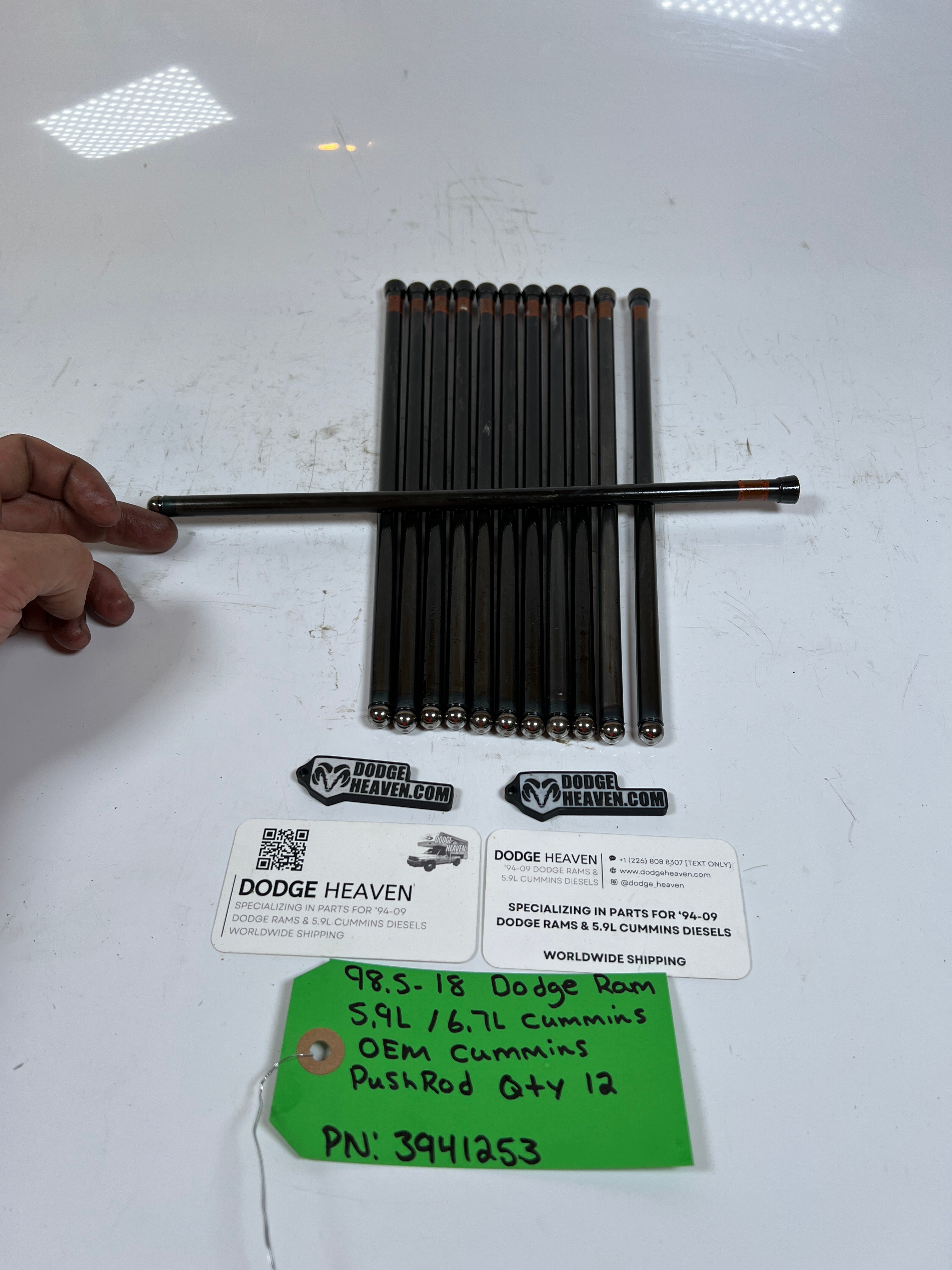1998.5-2018 Dodge Ram 5.9L / 6.7L Cummins Push Rods Qty 12