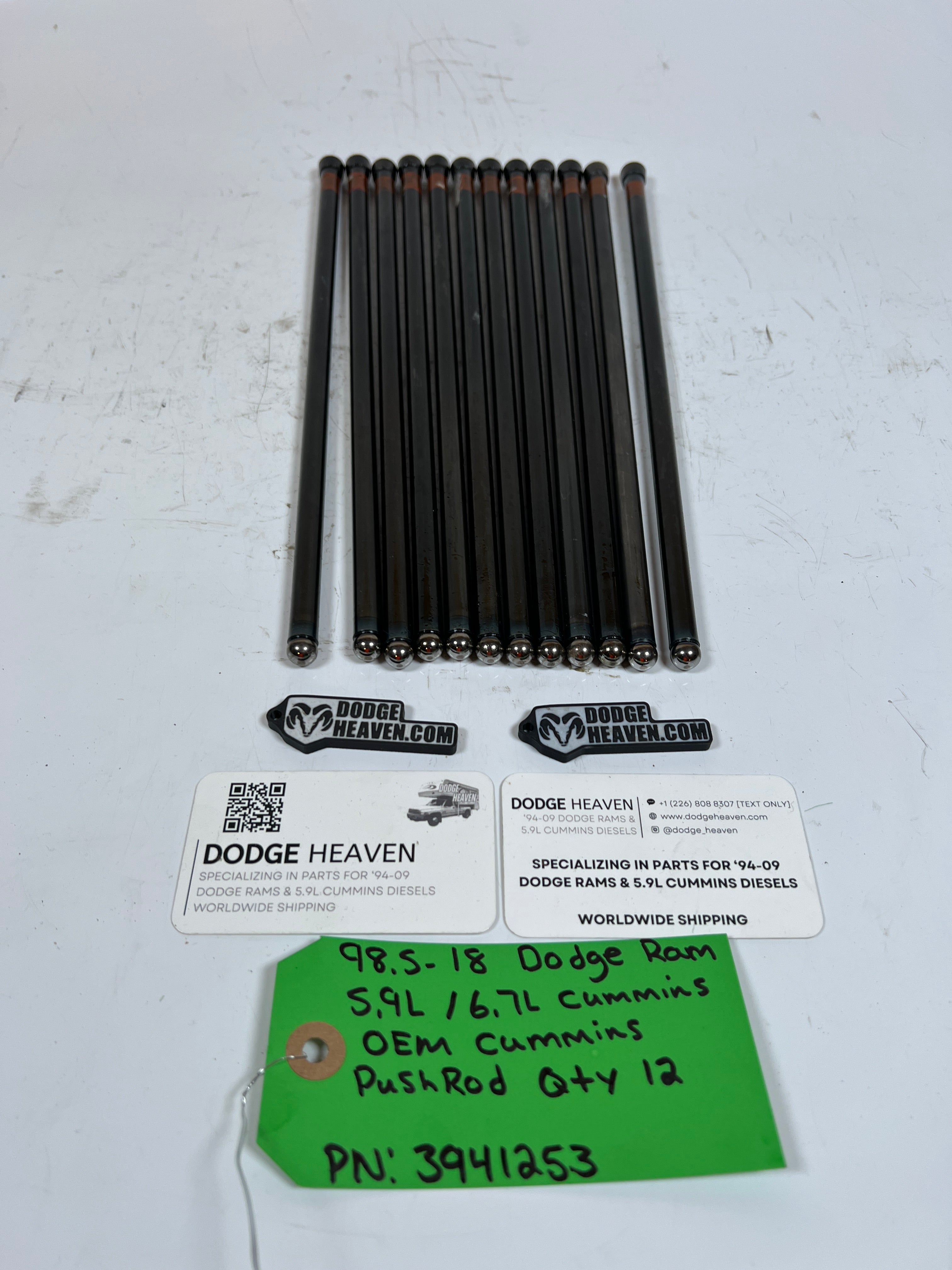 1998.5-2018 Dodge Ram 5.9L / 6.7L Cummins Push Rods Qty 12