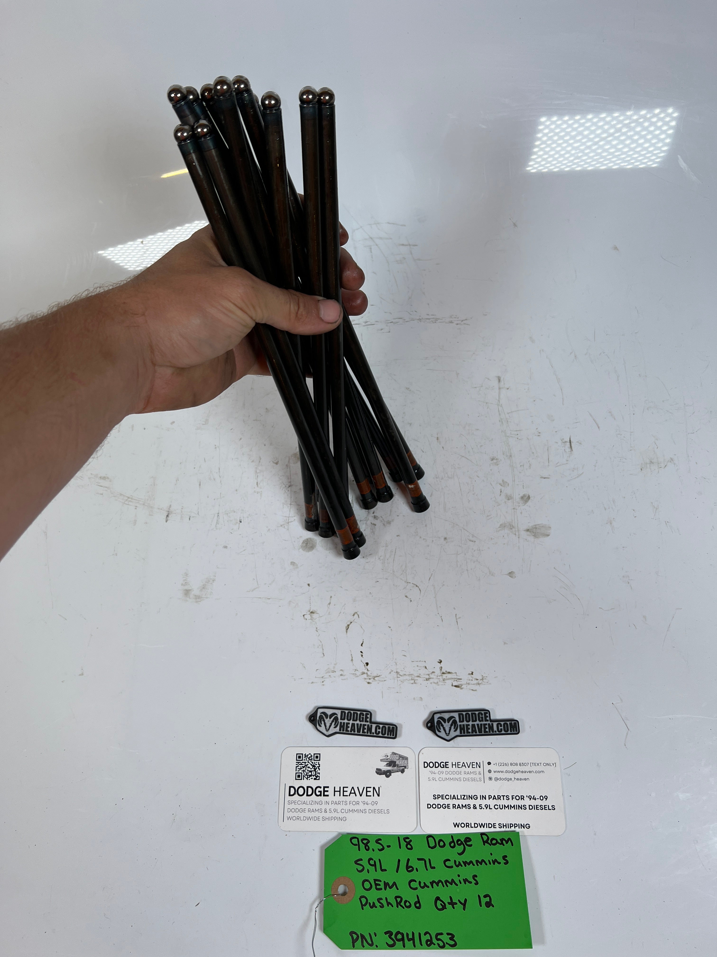 1998.5-2018 Dodge Ram 5.9L / 6.7L Cummins Push Rods Qty 12