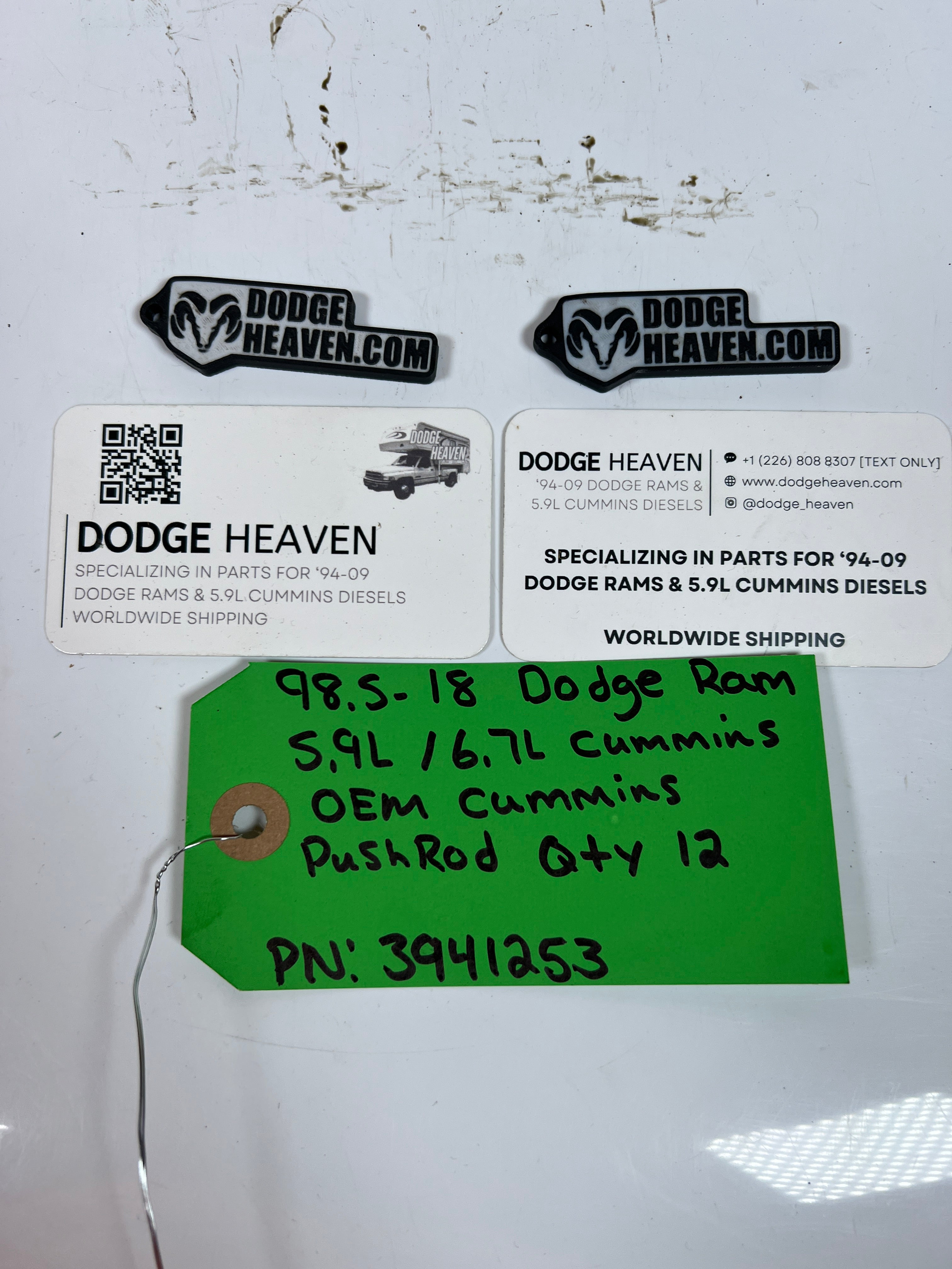1998.5-2018 Dodge Ram 5.9L / 6.7L Cummins Push Rods Qty 12