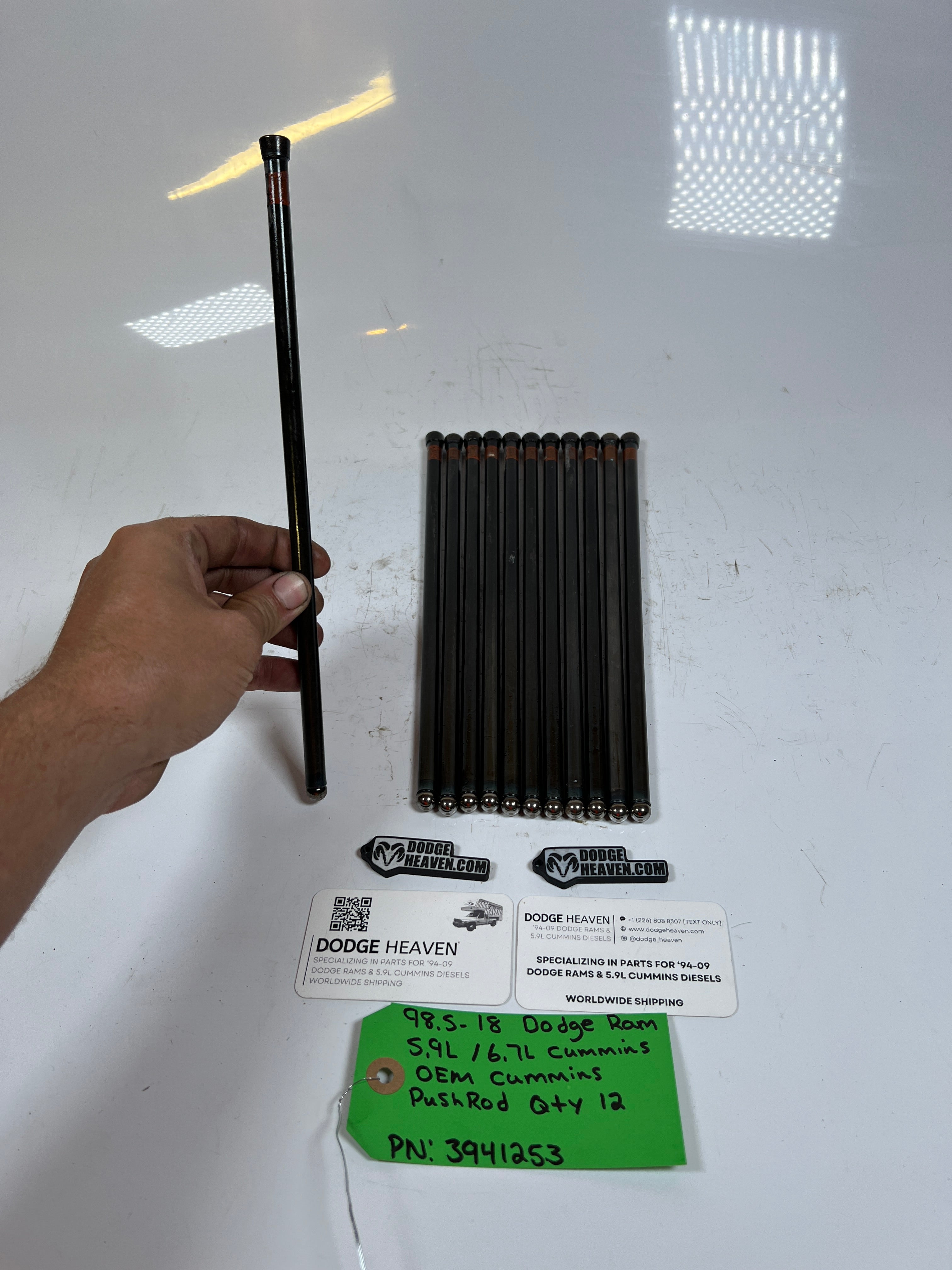 1998.5-2018 Dodge Ram 5.9L / 6.7L Cummins Push Rods Qty 12