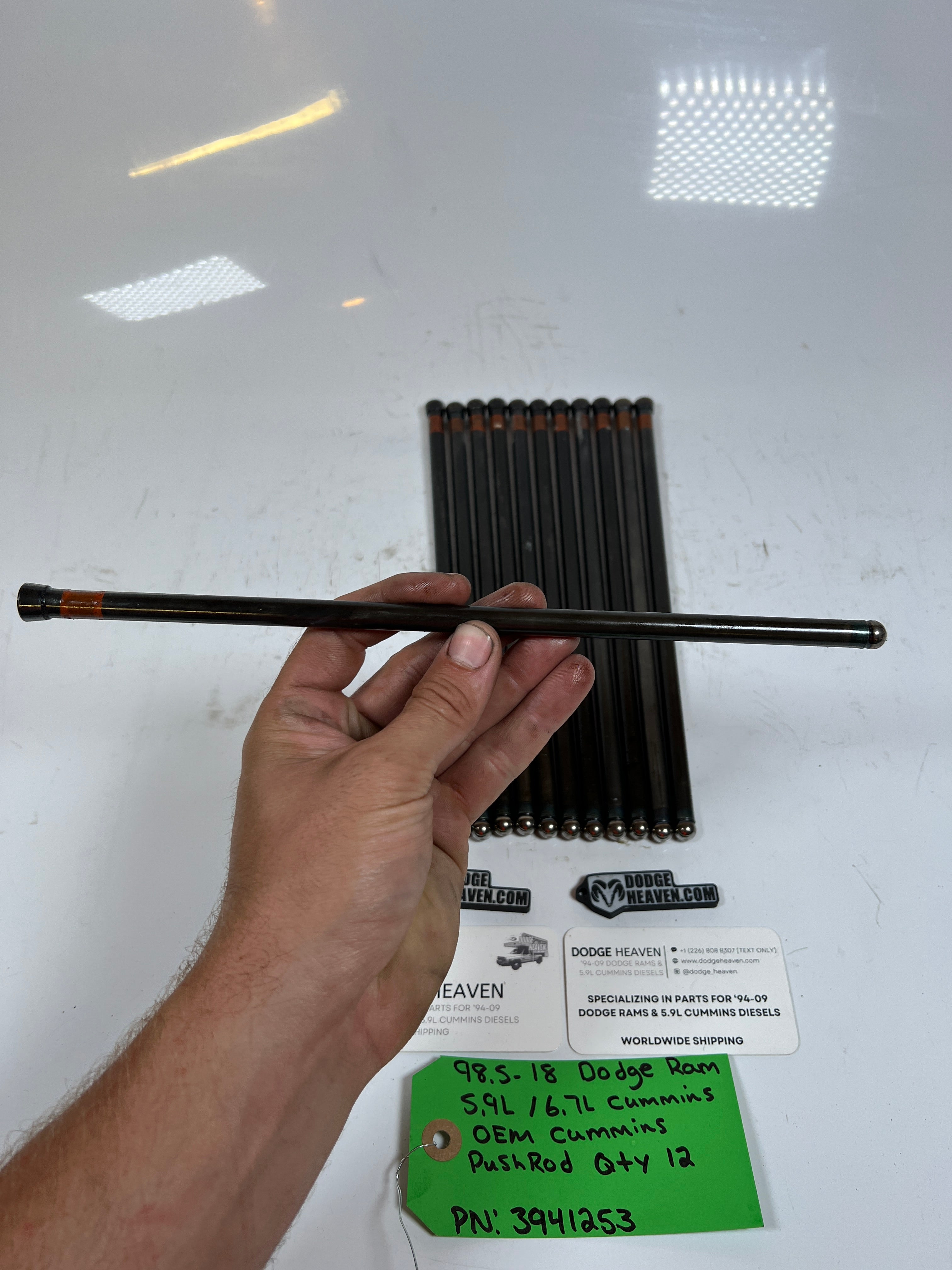 1998.5-2018 Dodge Ram 5.9L / 6.7L Cummins Push Rods Qty 12