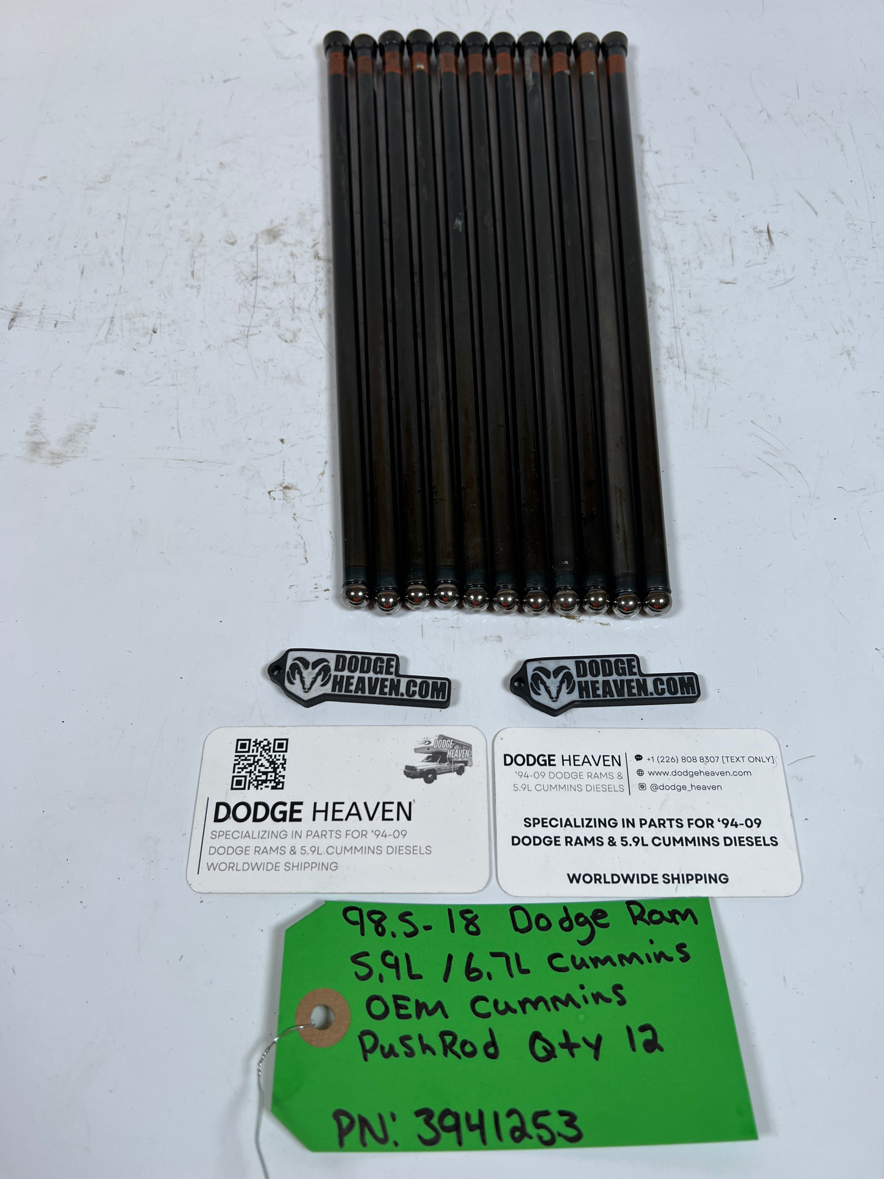 1998.5-2018 Dodge Ram 5.9L / 6.7L Cummins Push Rods Qty 12