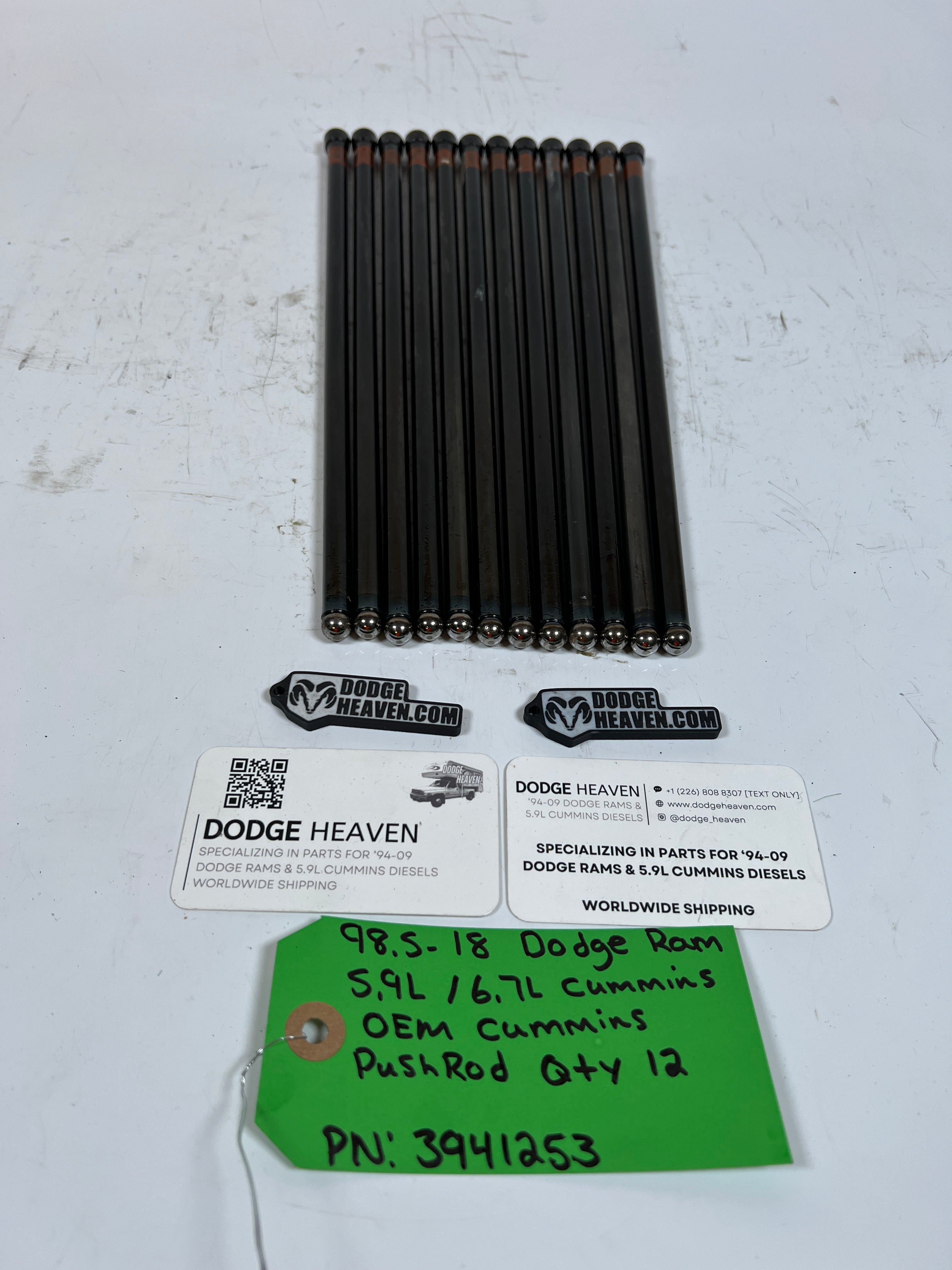 1998.5-2018 Dodge Ram 5.9L / 6.7L Cummins Push Rods Qty 12