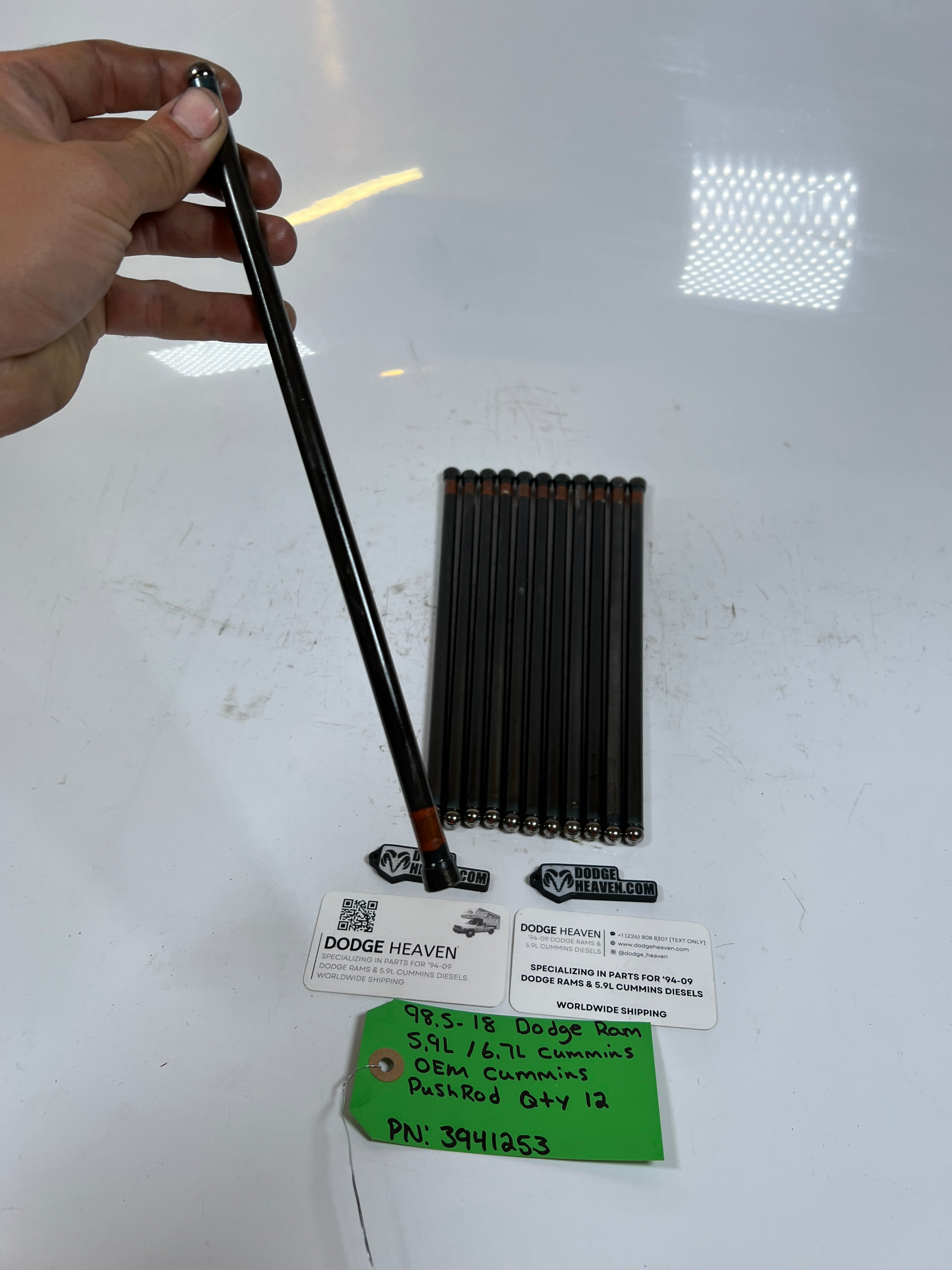 1998.5-2018 Dodge Ram 5.9L / 6.7L Cummins Push Rods Qty 12