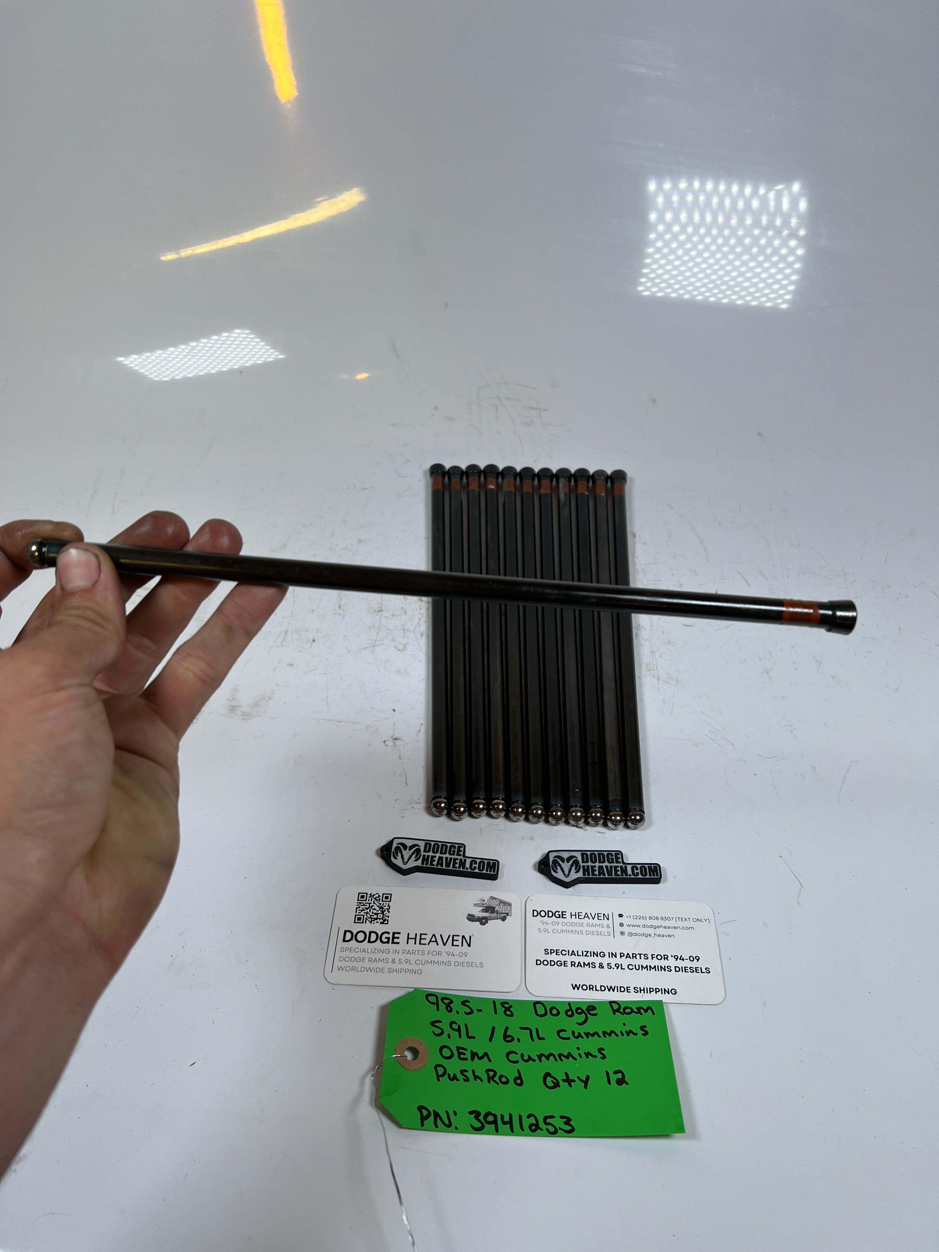 1998.5-2018 Dodge Ram 5.9L / 6.7L Cummins Push Rods Qty 12