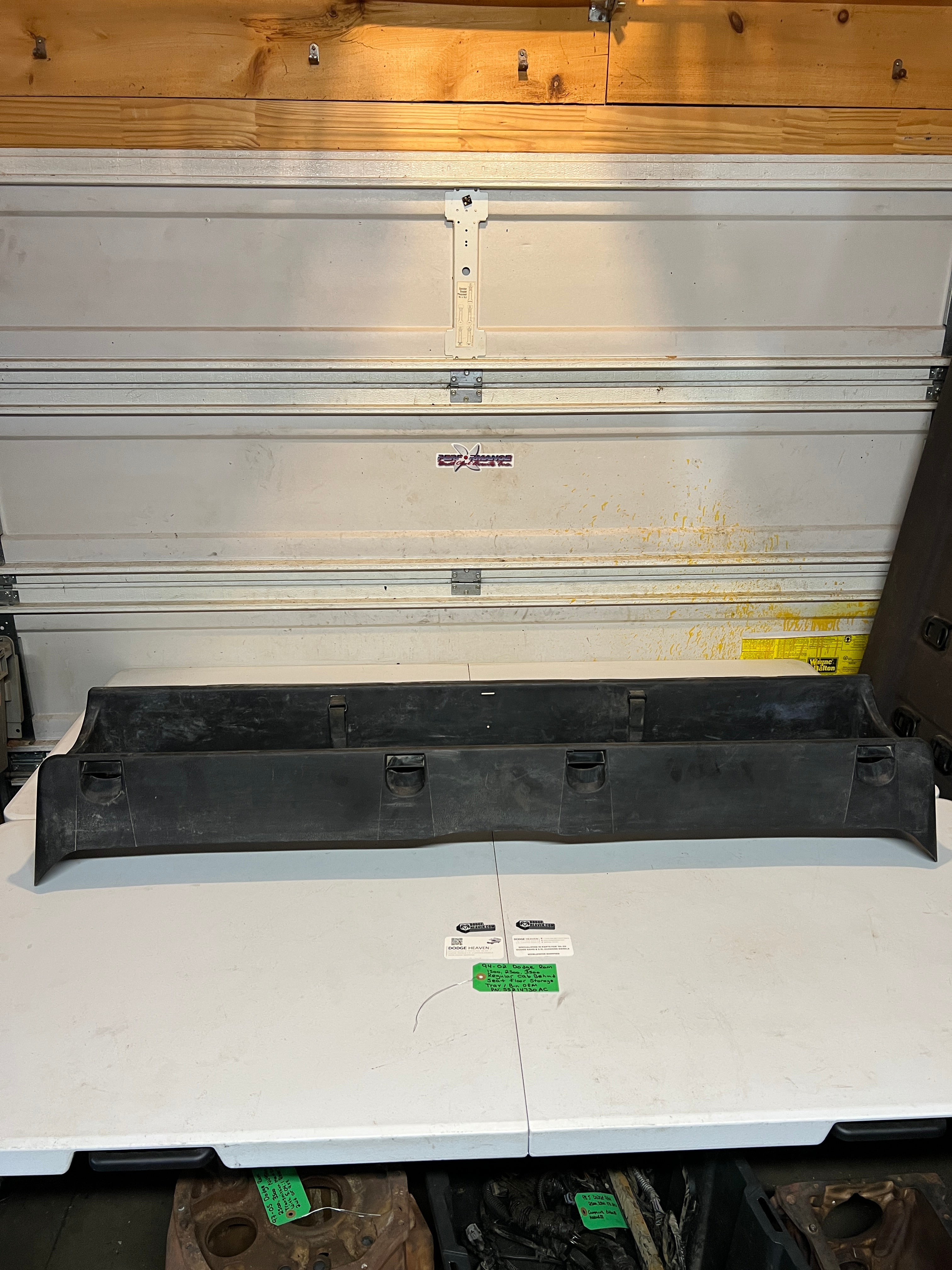1994-2002 Dodge Ram Regular Cab behind Seat Floor Storage Tray
