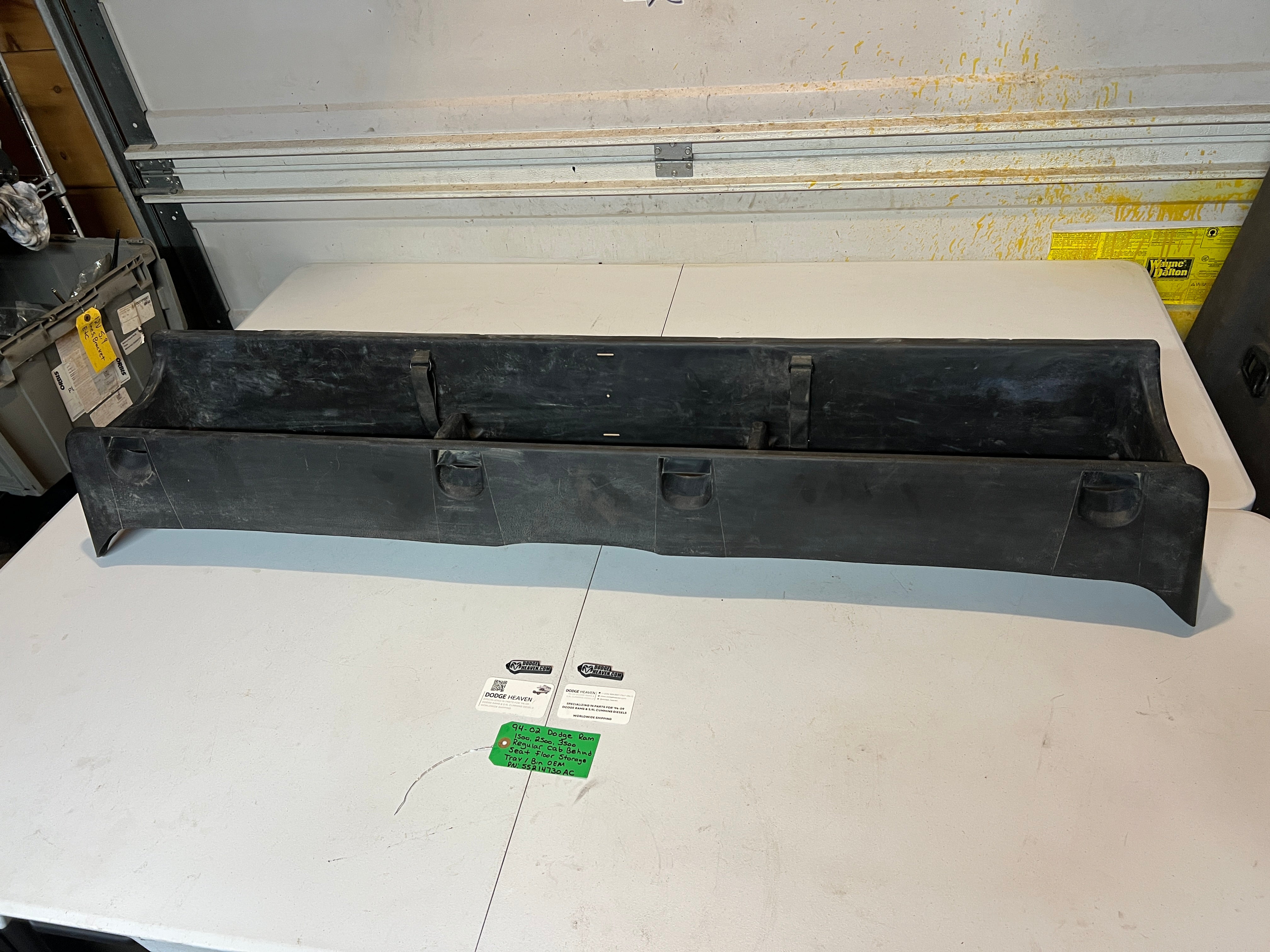 1994-2002 Dodge Ram Regular Cab behind Seat Floor Storage Tray