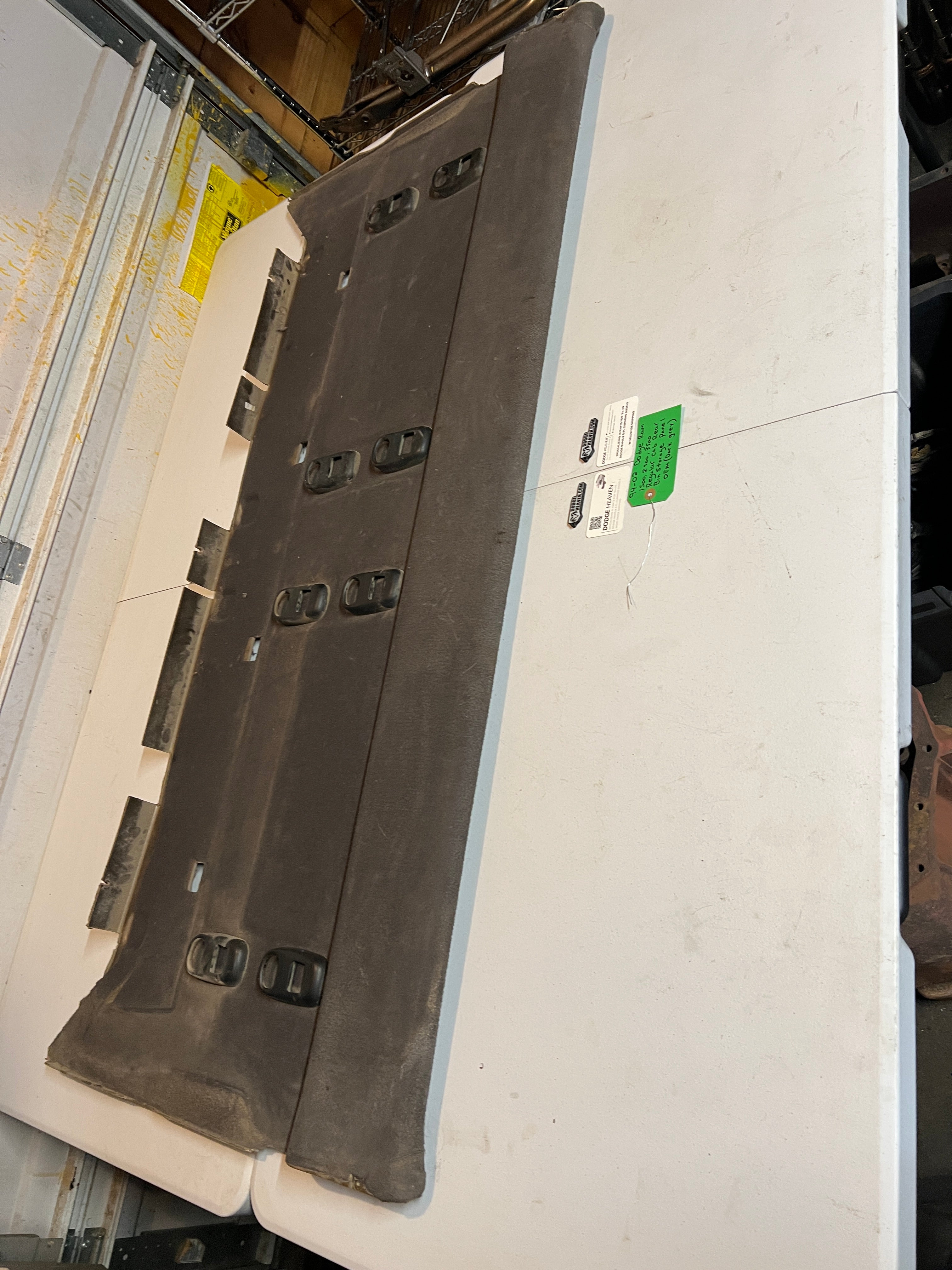 1994-2002 Dodge Ram 1500-3500 Regular Cab Rear Bin Storage Panel Dark grey