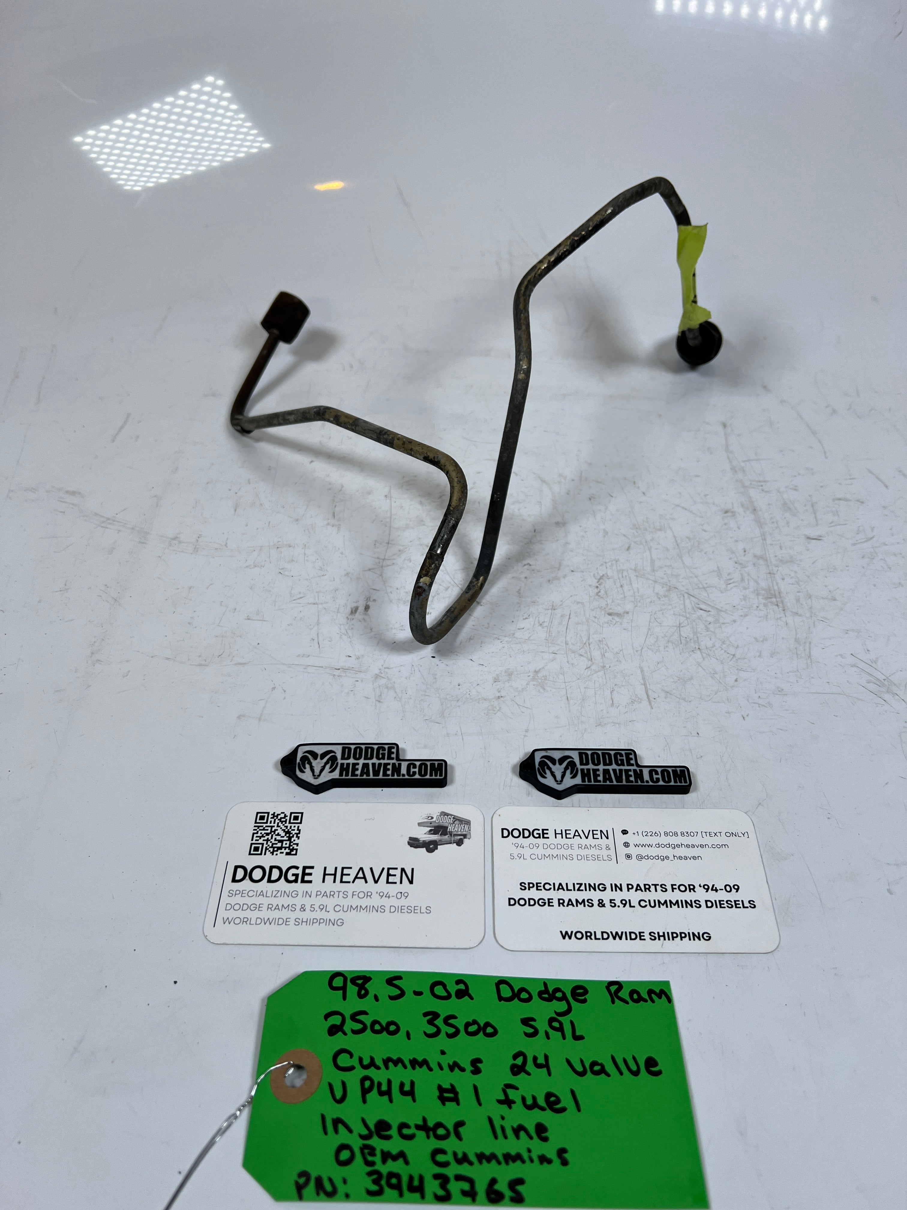 1998.5-2002 Dodge Ram 5.9L 24 Valve #1 Fuel injector Line