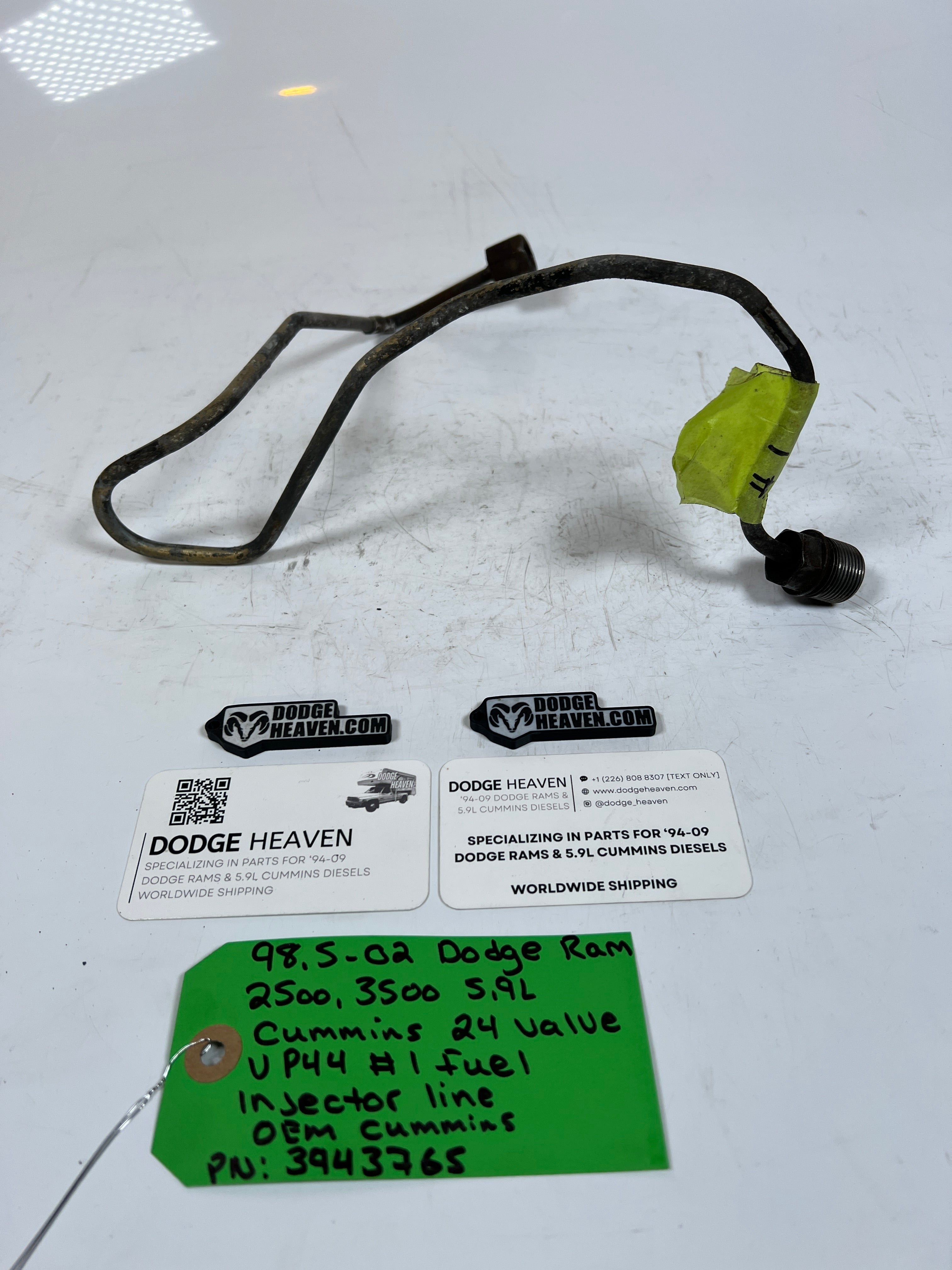 1998.5-2002 Dodge Ram 5.9L 24 Valve #1 Fuel injector Line