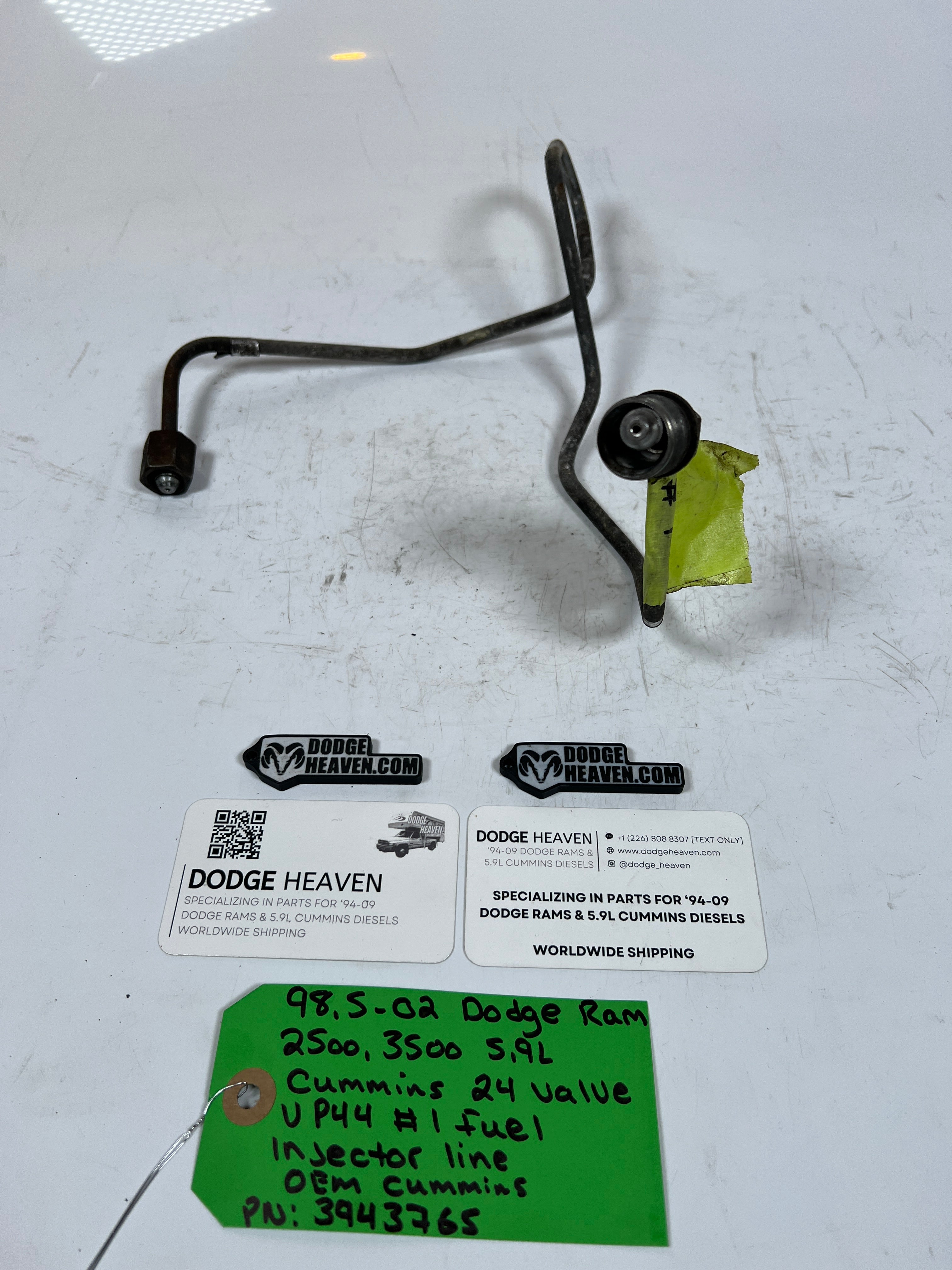 1998.5-2002 Dodge Ram 5.9L 24 Valve #1 Fuel injector Line