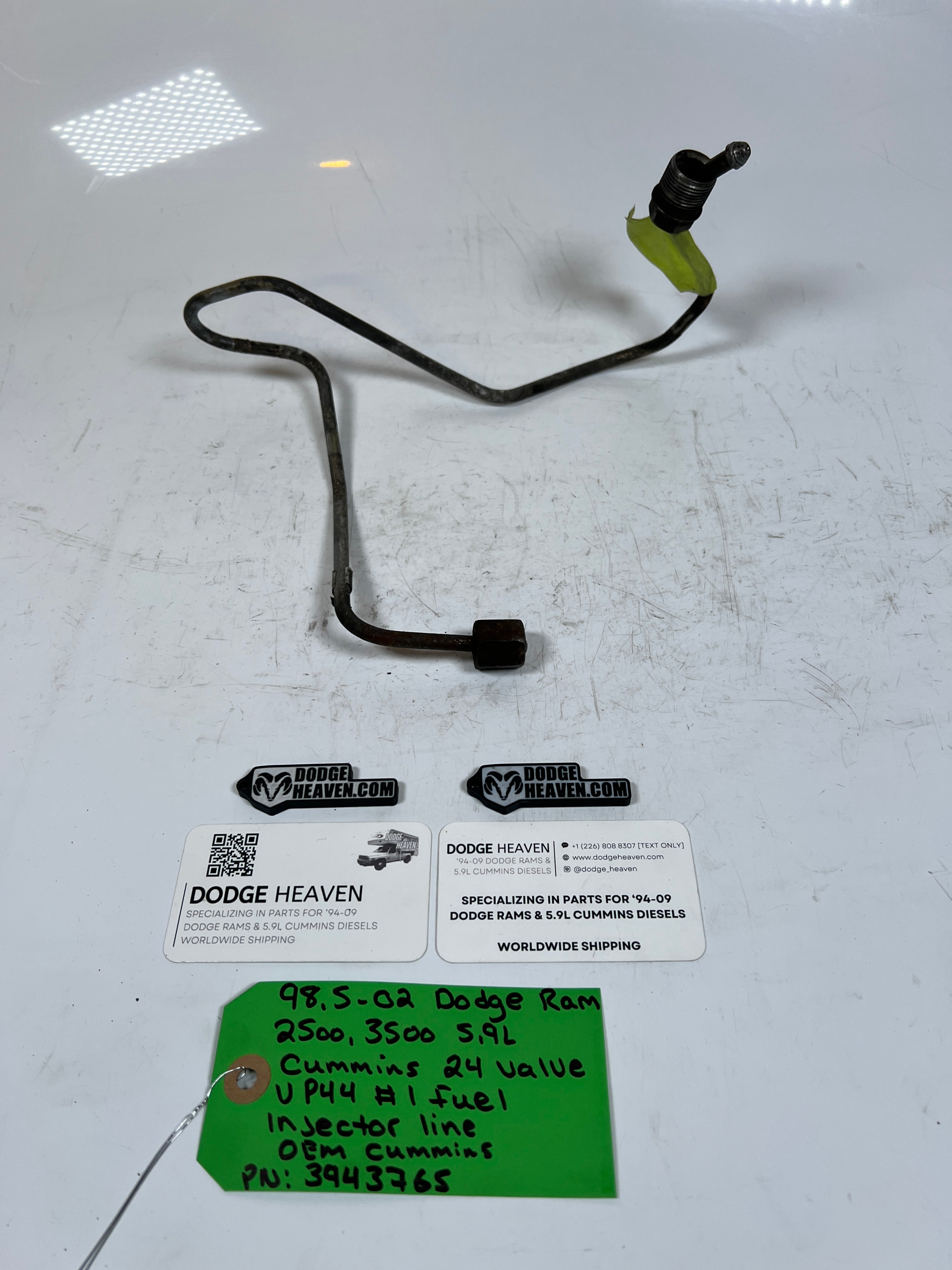 1998.5-2002 Dodge Ram 5.9L 24 Valve #1 Fuel injector Line