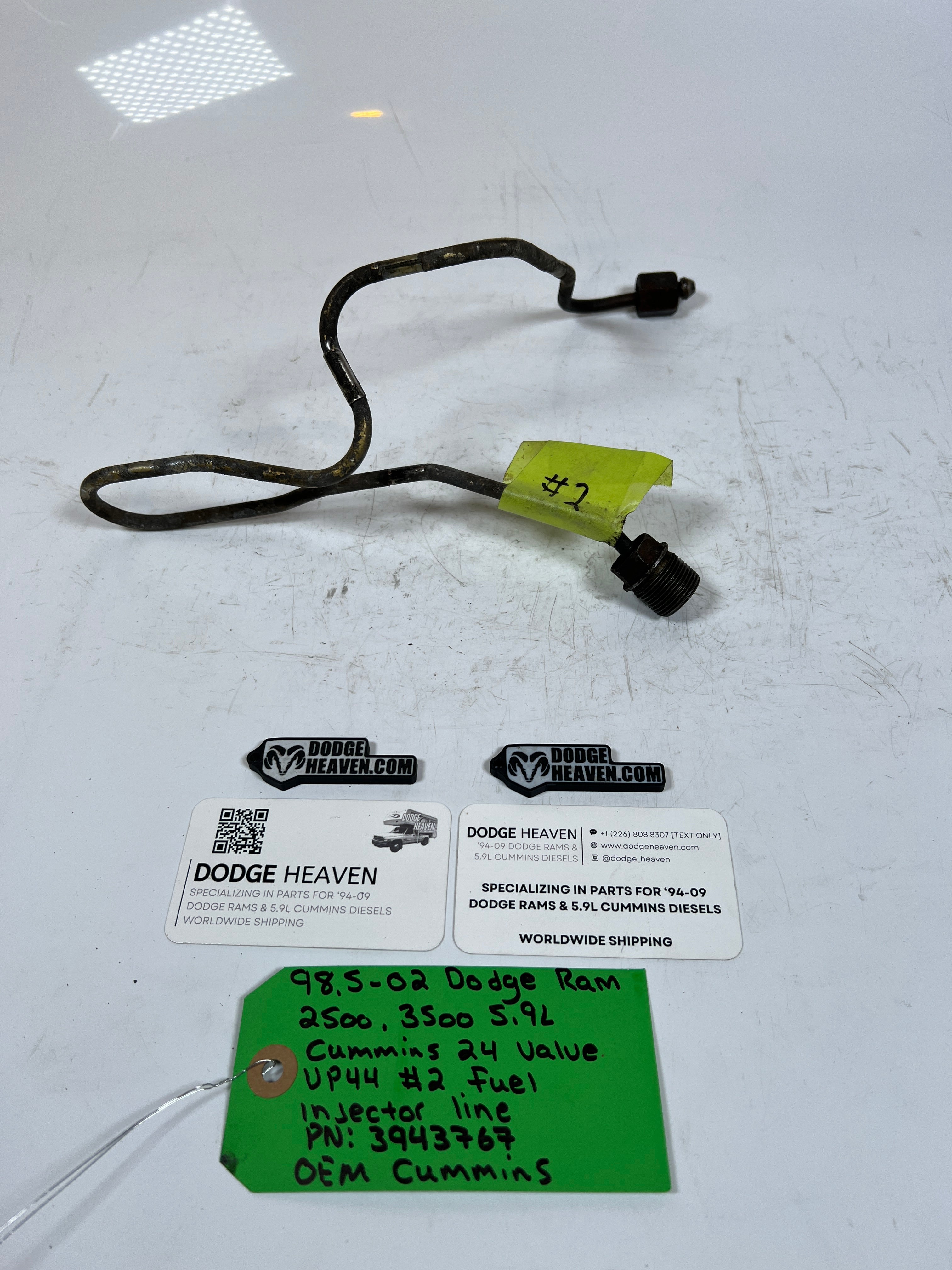 1998.5-2002 Dodge Ram 5.9L 24 Valve #2 Fuel Injector Line