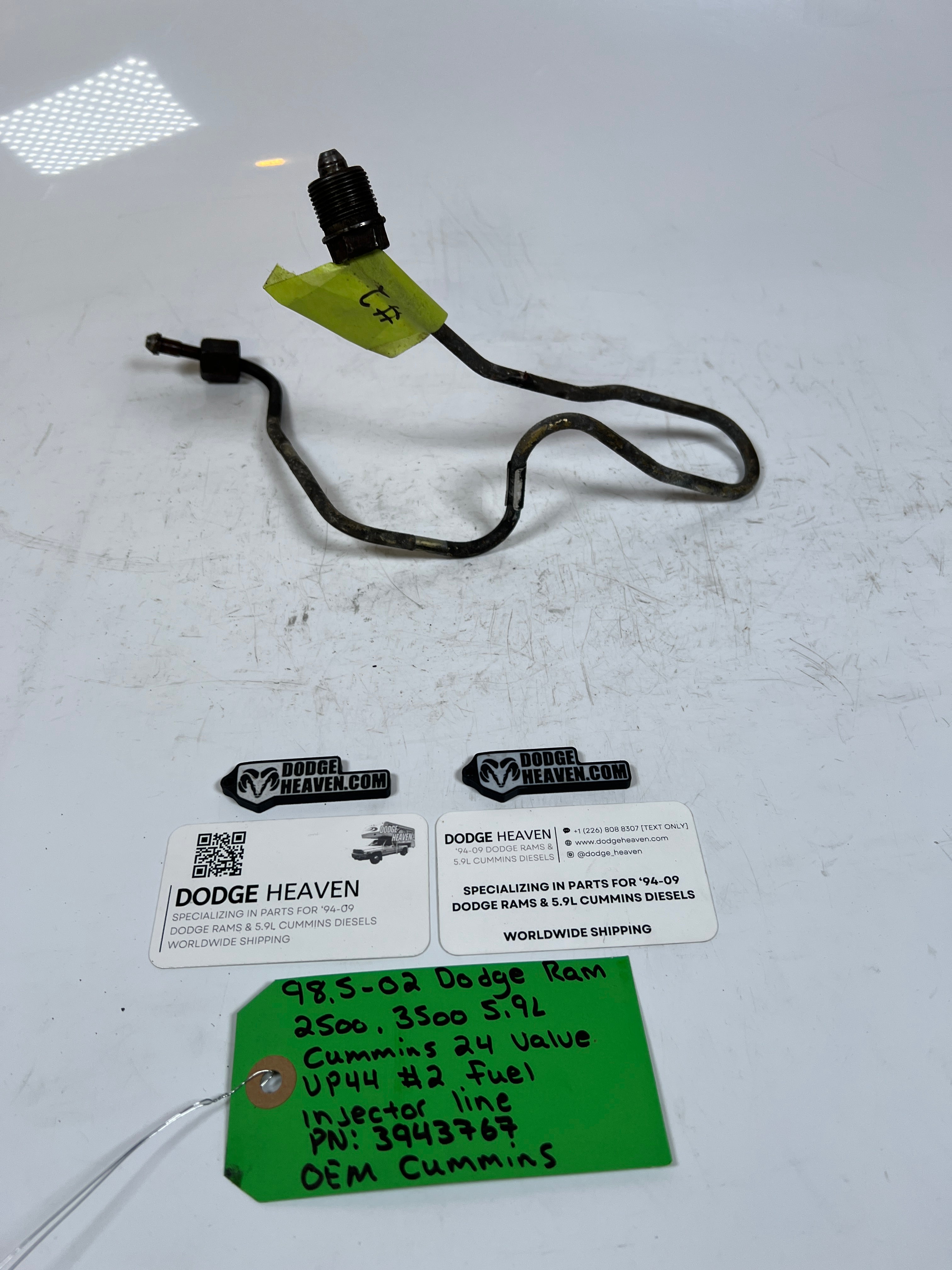 1998.5-2002 Dodge Ram 5.9L 24 Valve #2 Fuel Injector Line