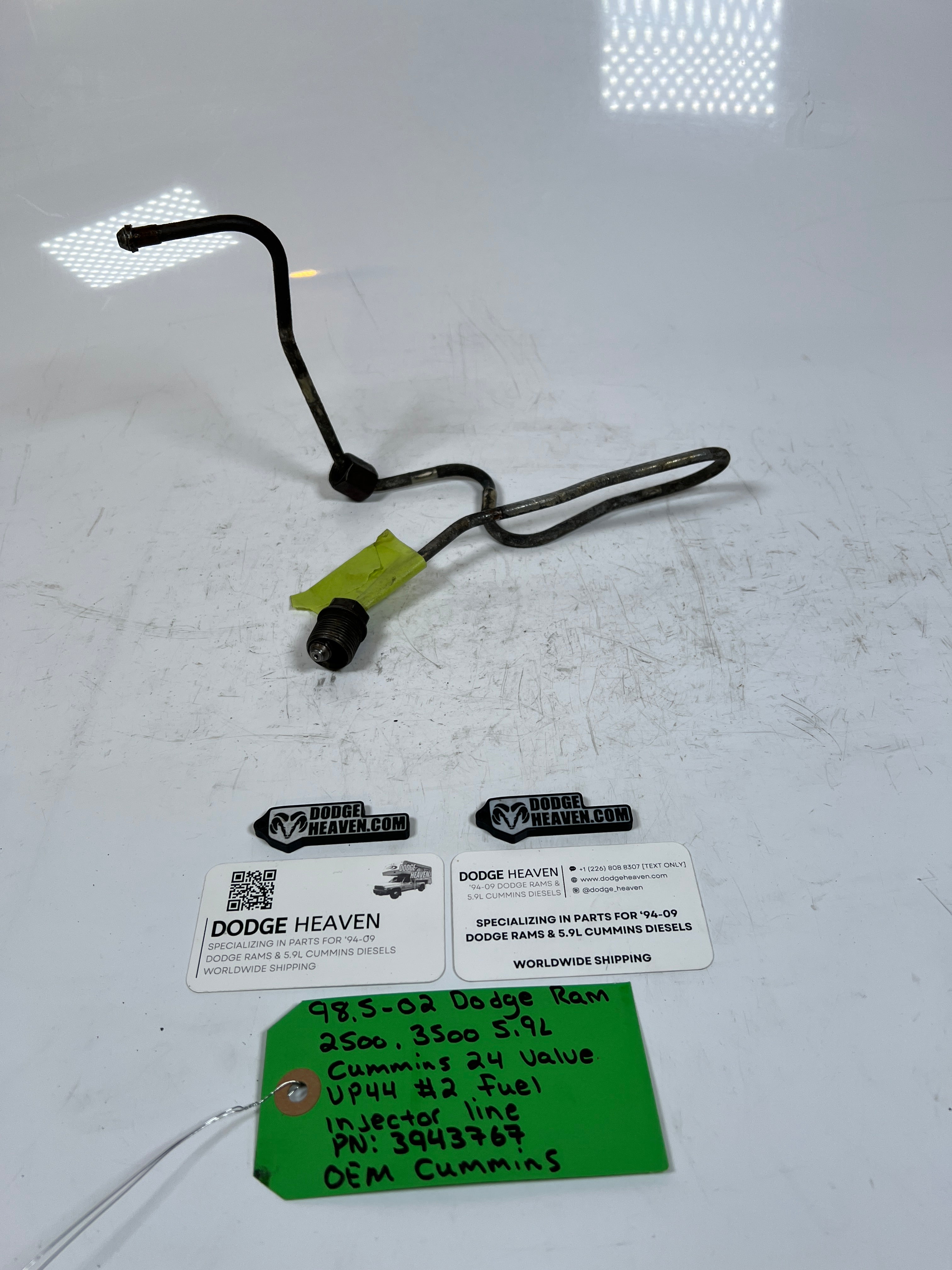 1998.5-2002 Dodge Ram 5.9L 24 Valve #2 Fuel Injector Line