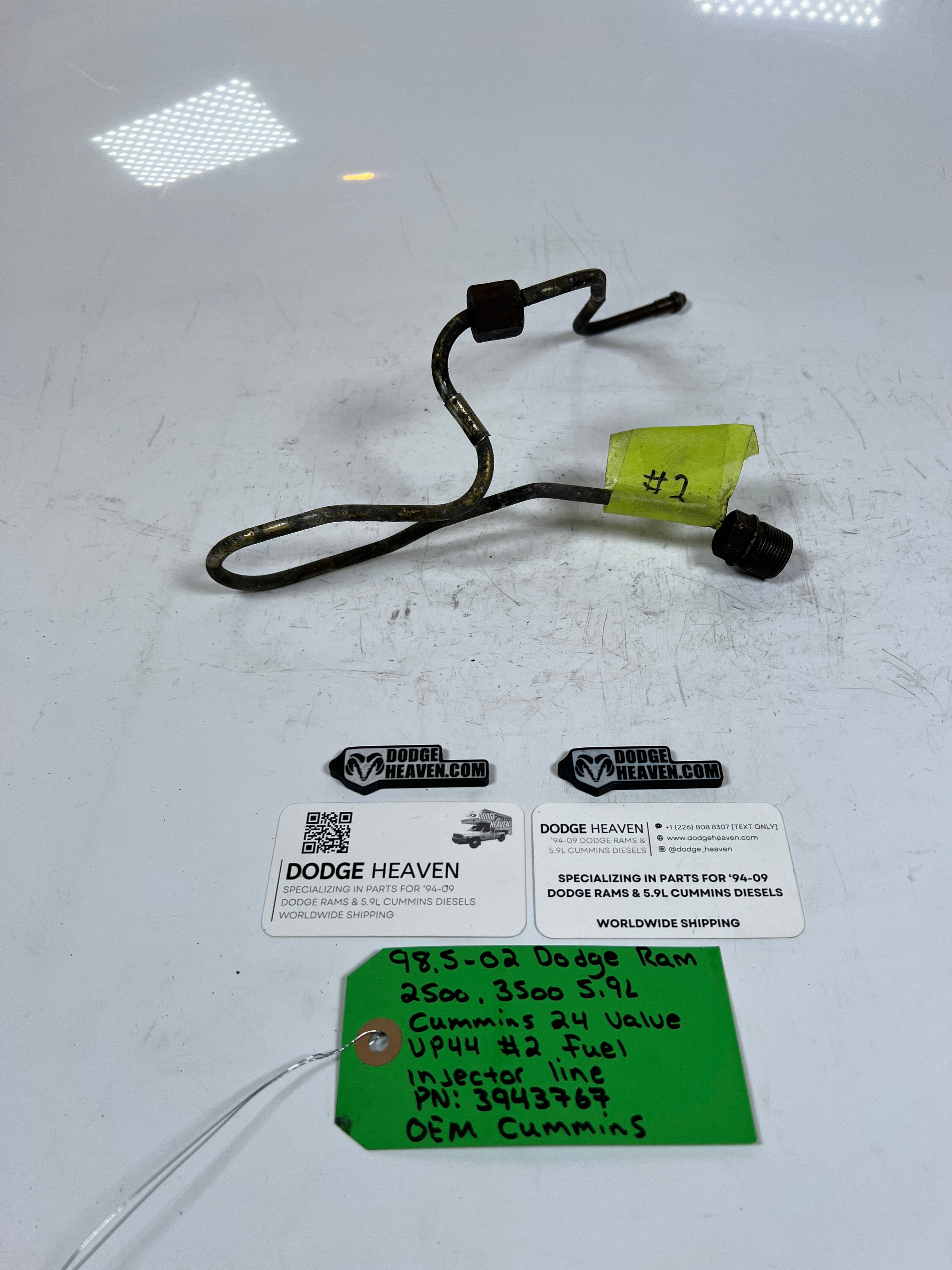 1998.5-2002 Dodge Ram 5.9L 24 Valve #2 Fuel Injector Line