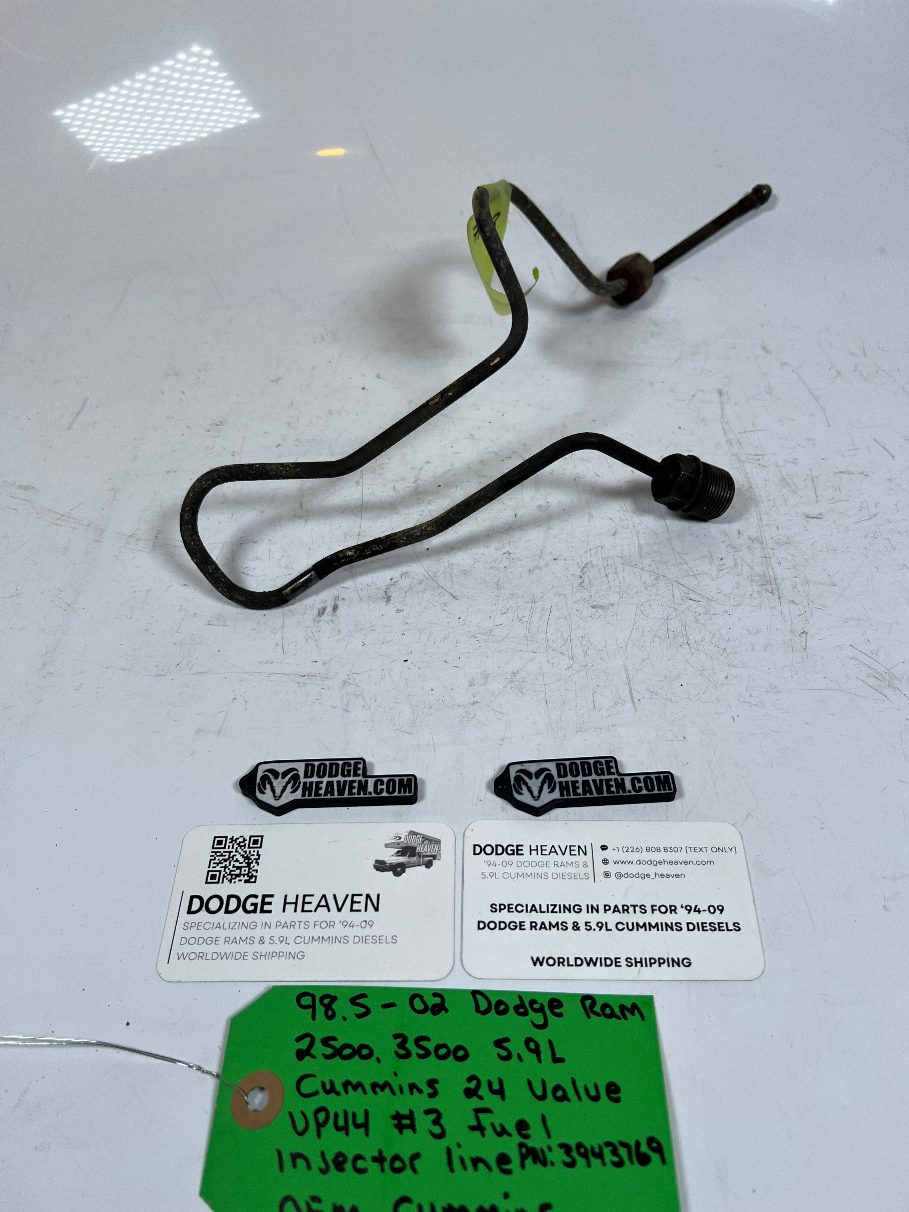 1998.5-2002 Dodge Ram 5.9L 24 Valve #3 Fuel Injector Line