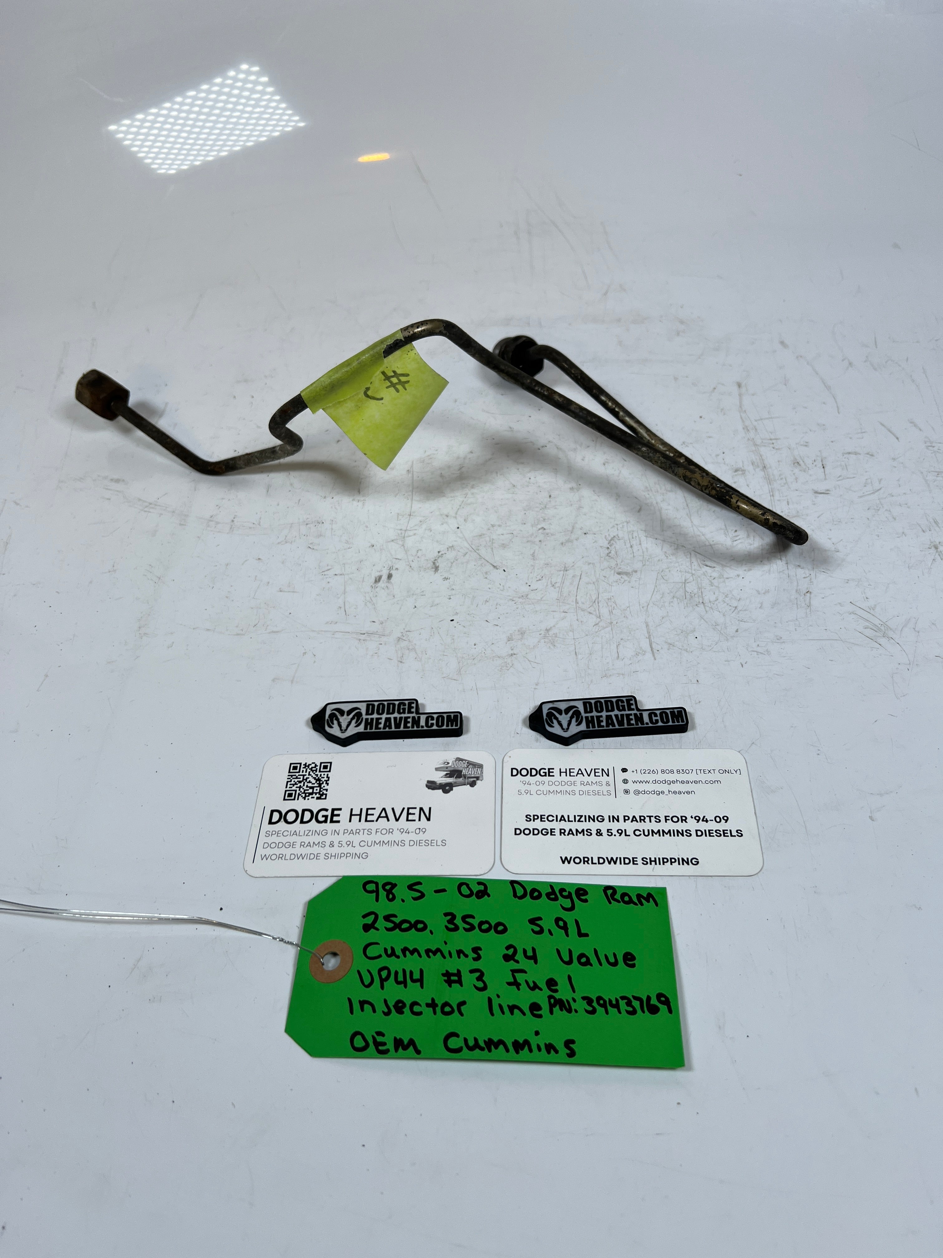 1998.5-2002 Dodge Ram 5.9L 24 Valve #3 Fuel Injector Line