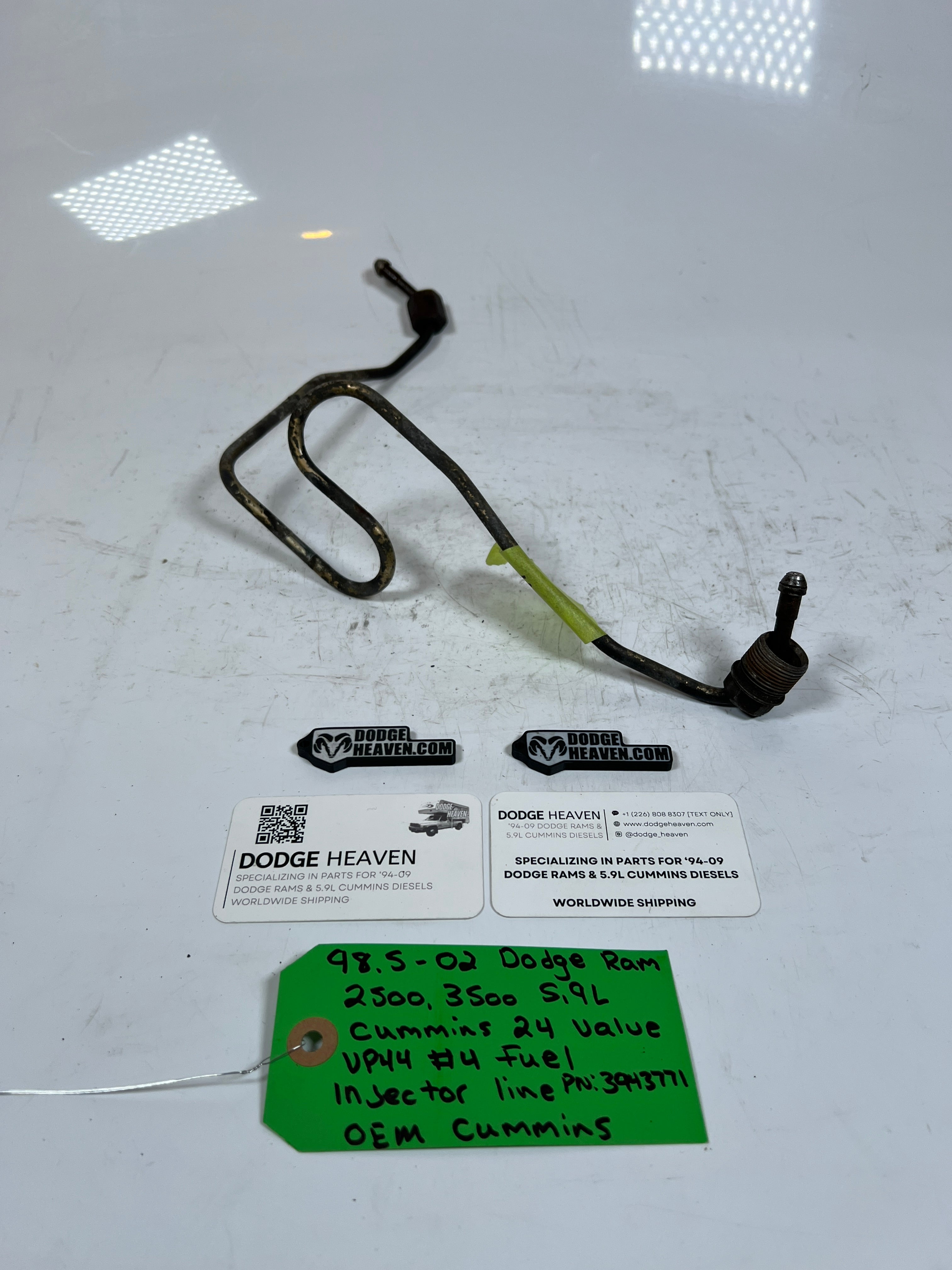 1998.5-2002 Dodge Ram 5.9L 24 Valve #4 Fuel injector Line