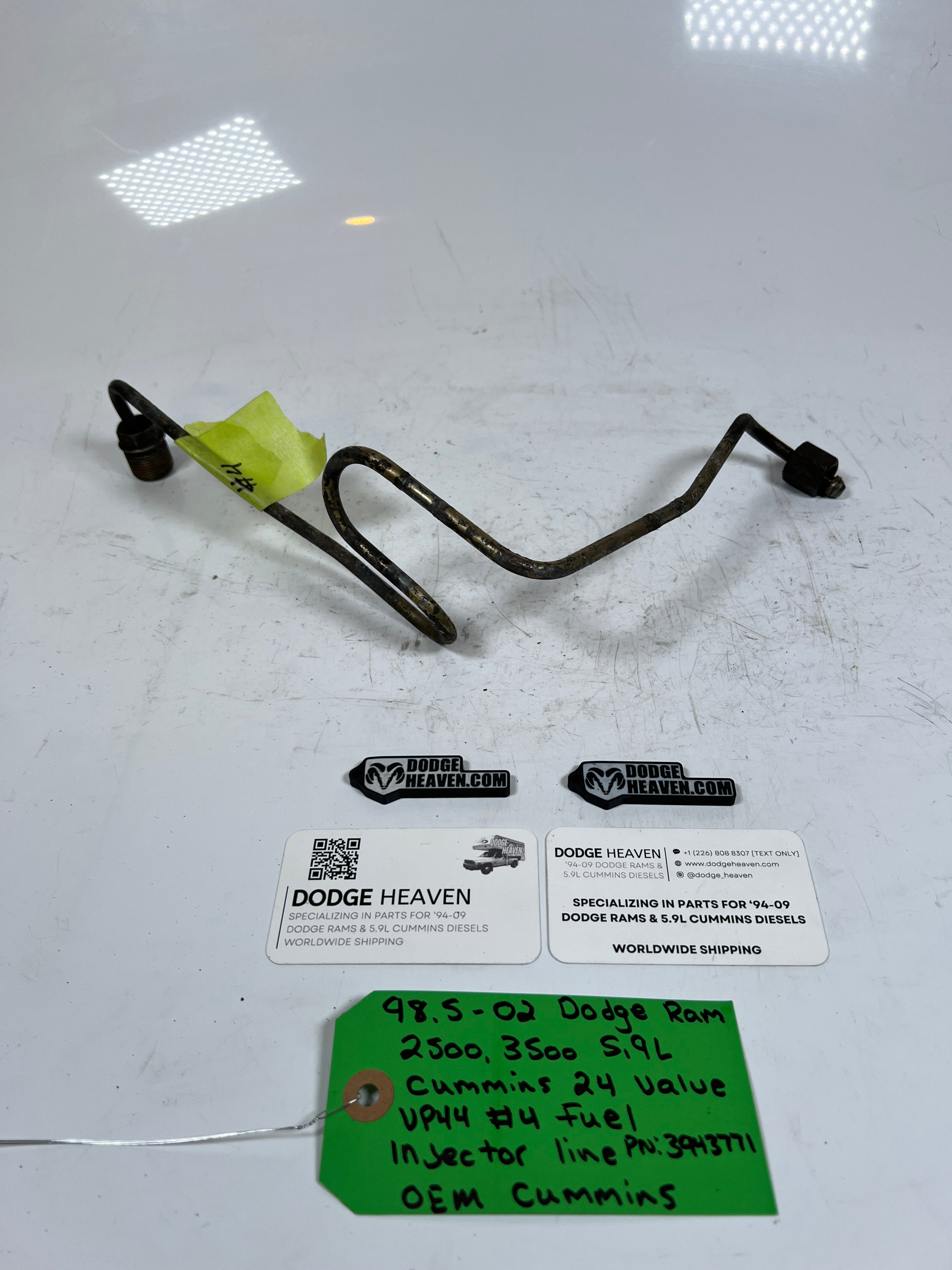 1998.5-2002 Dodge Ram 5.9L 24 Valve #4 Fuel injector Line