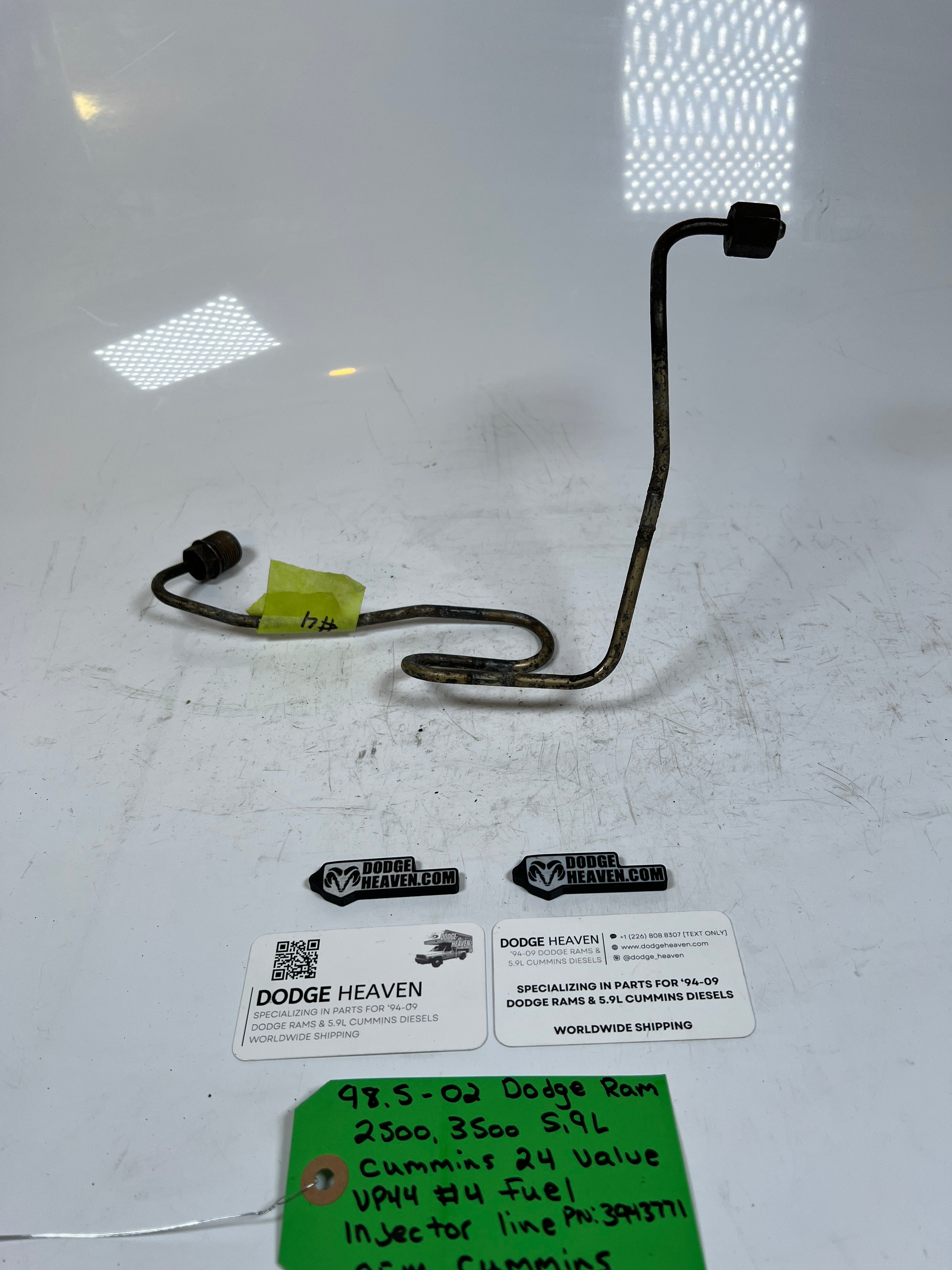 1998.5-2002 Dodge Ram 5.9L 24 Valve #4 Fuel injector Line