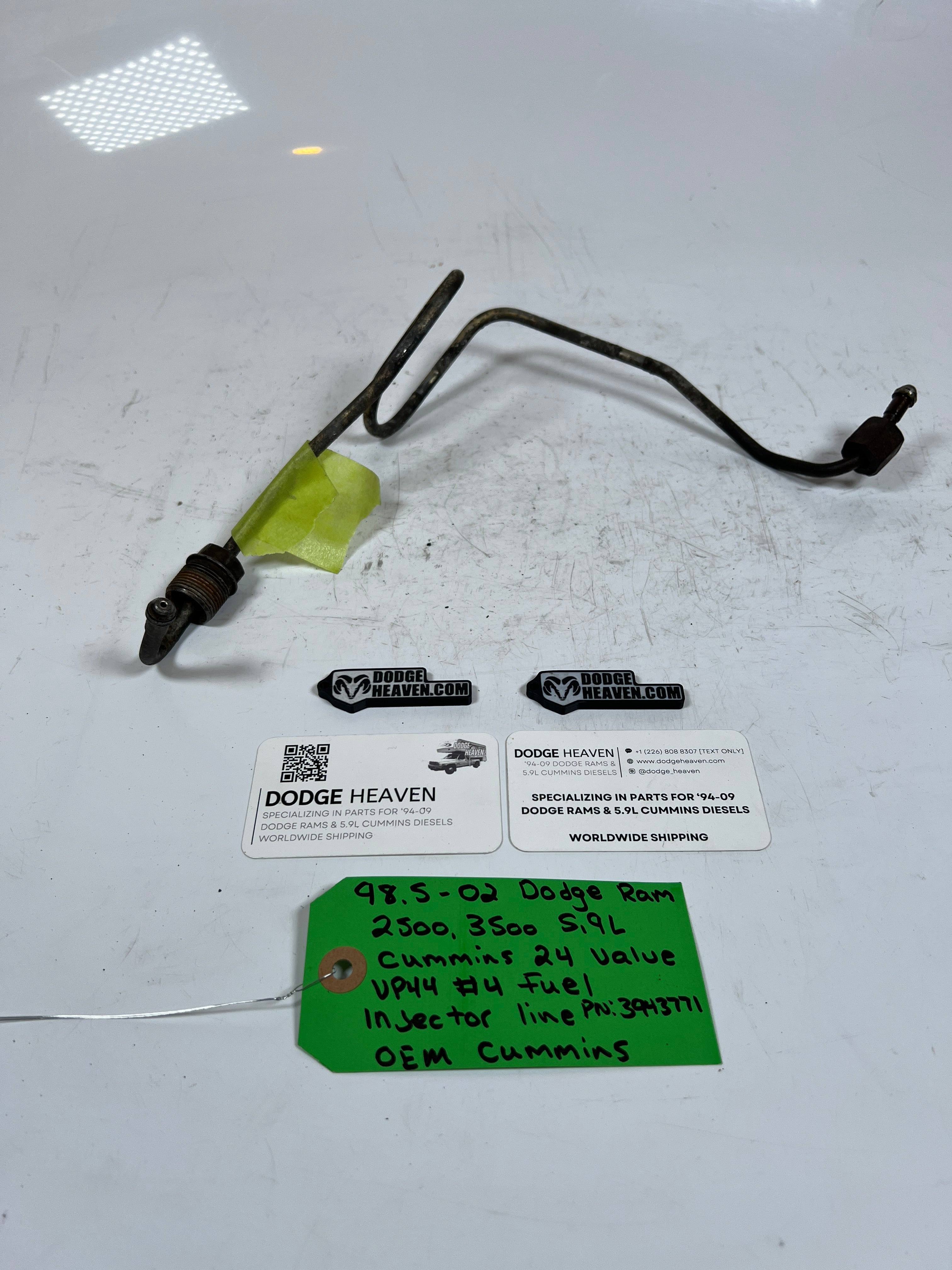 1998.5-2002 Dodge Ram 5.9L 24 Valve #4 Fuel injector Line
