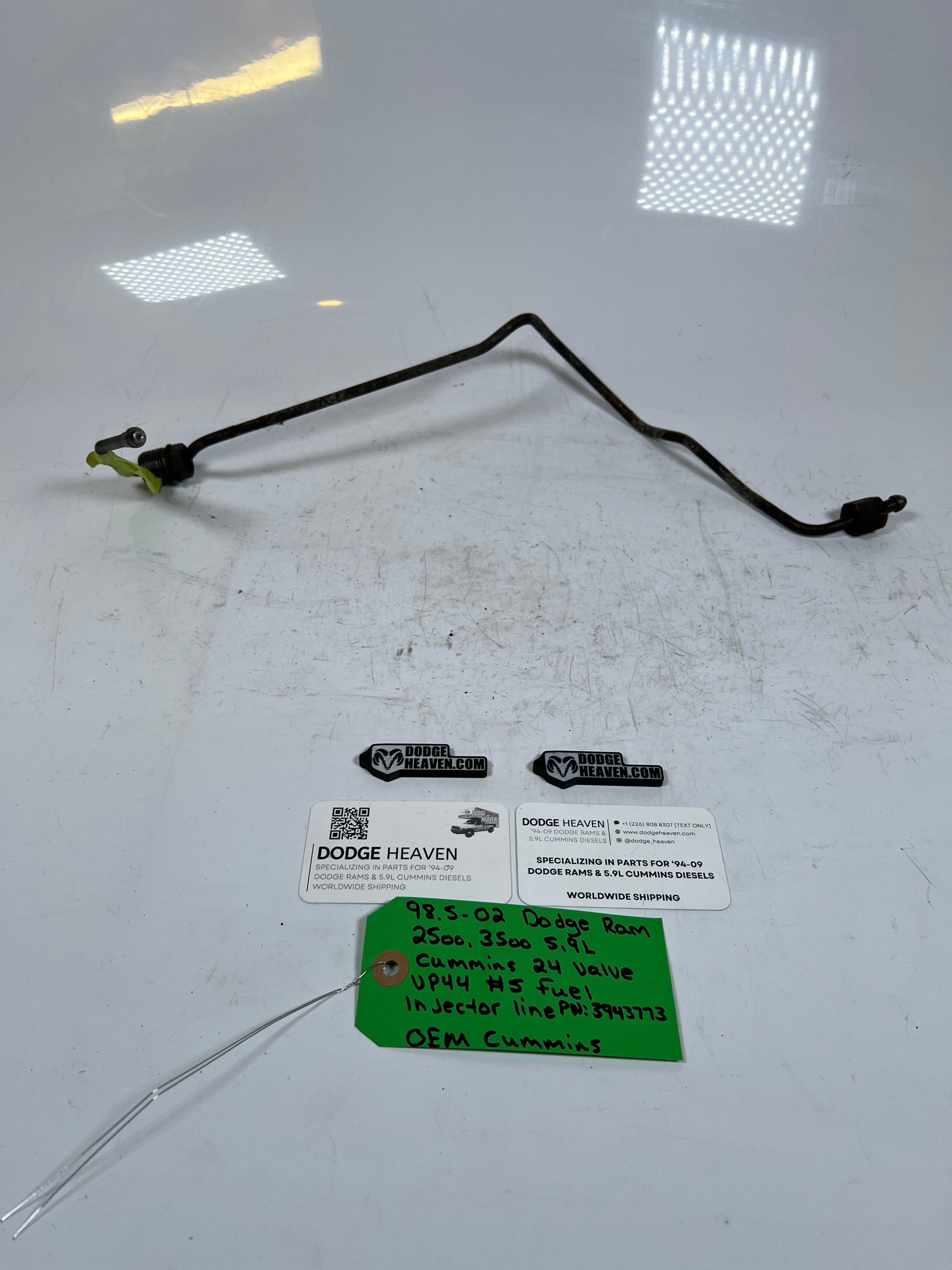 1998.5-2002 Dodge Ram 5.9L 24 Valve #5 Fuel injector Line